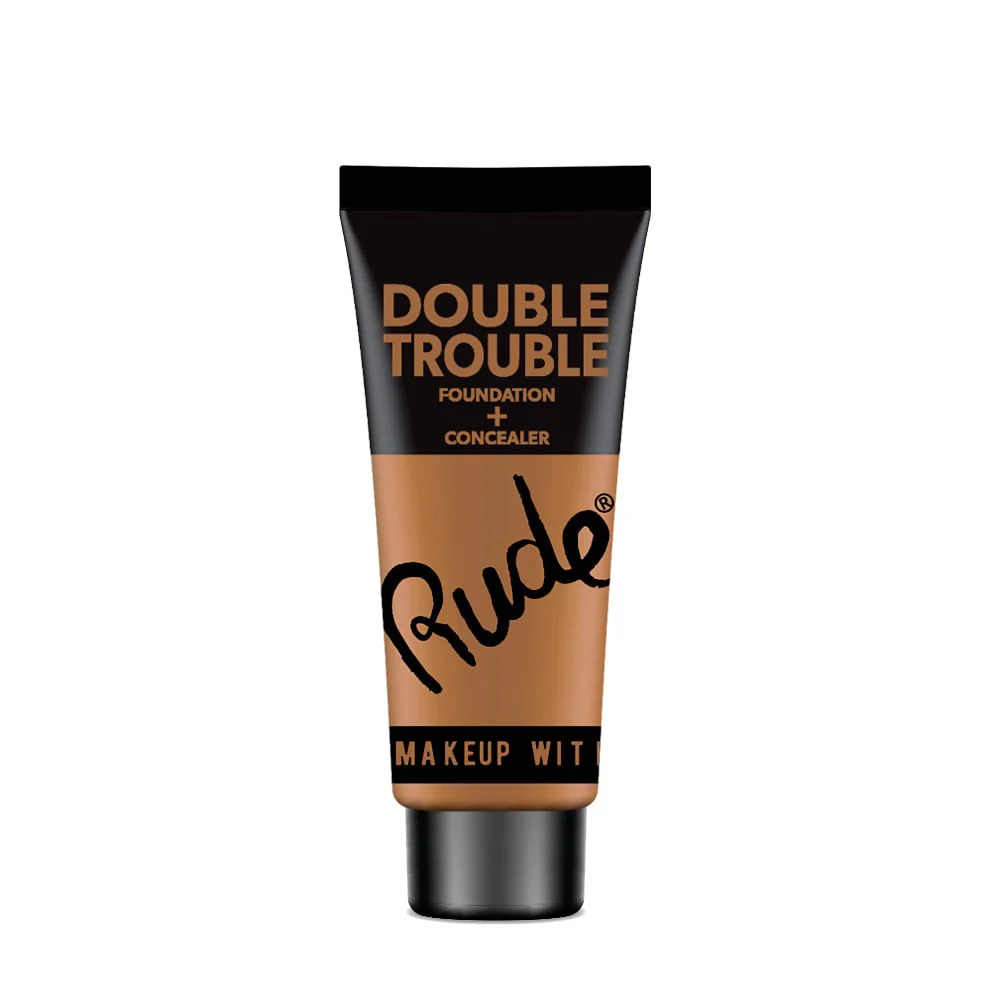 Rude Double Trouble Natural Finish Foundation + Concealer 30ml - Image 6