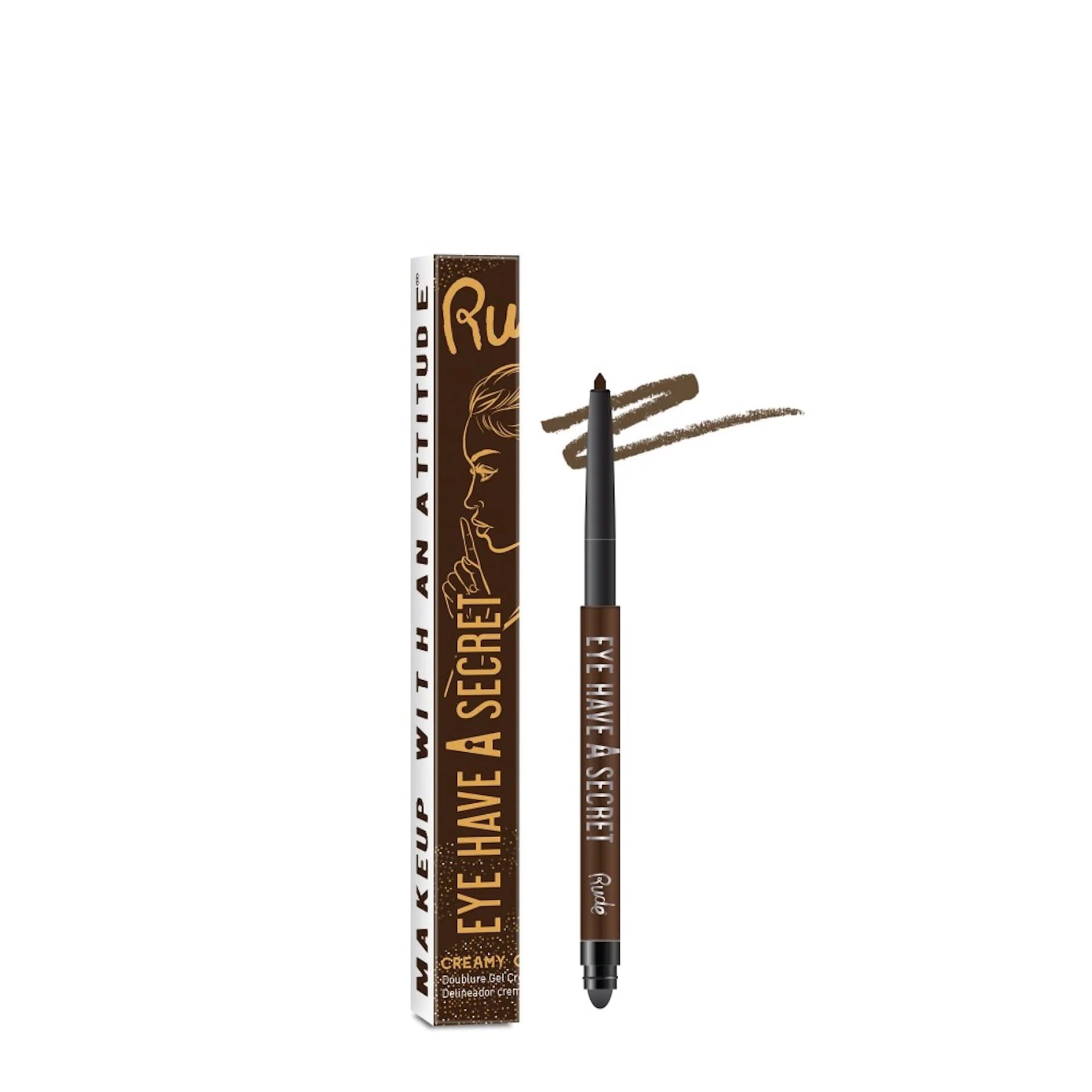 Rude Eye Have A Secret Creamy Gel Liner Liquid Eyeliner 0.27g - Image 2