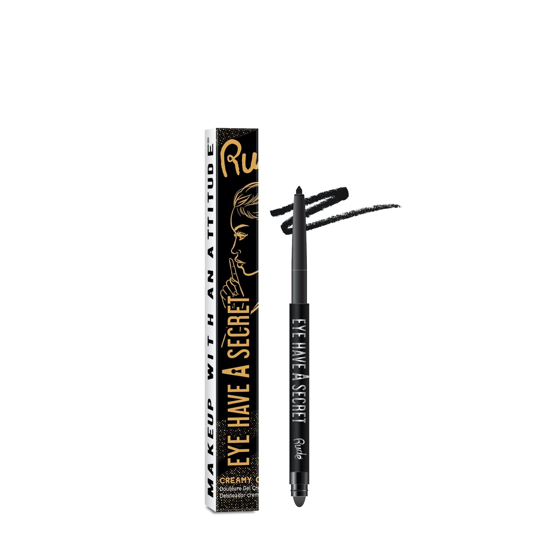 Rude Eye Have A Secret Creamy Gel Liner Liquid Eyeliner 0.27g - Image 3