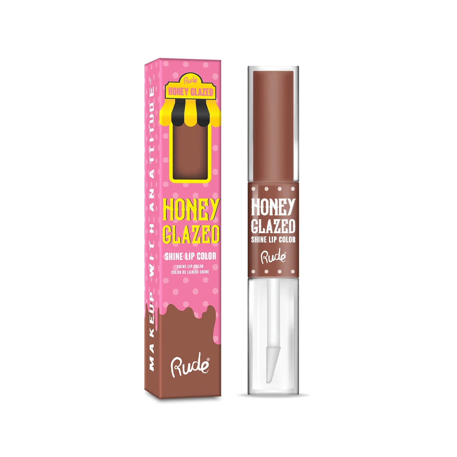 Rude Honey Glazed Shine Lip Color 3.6g - Image 2