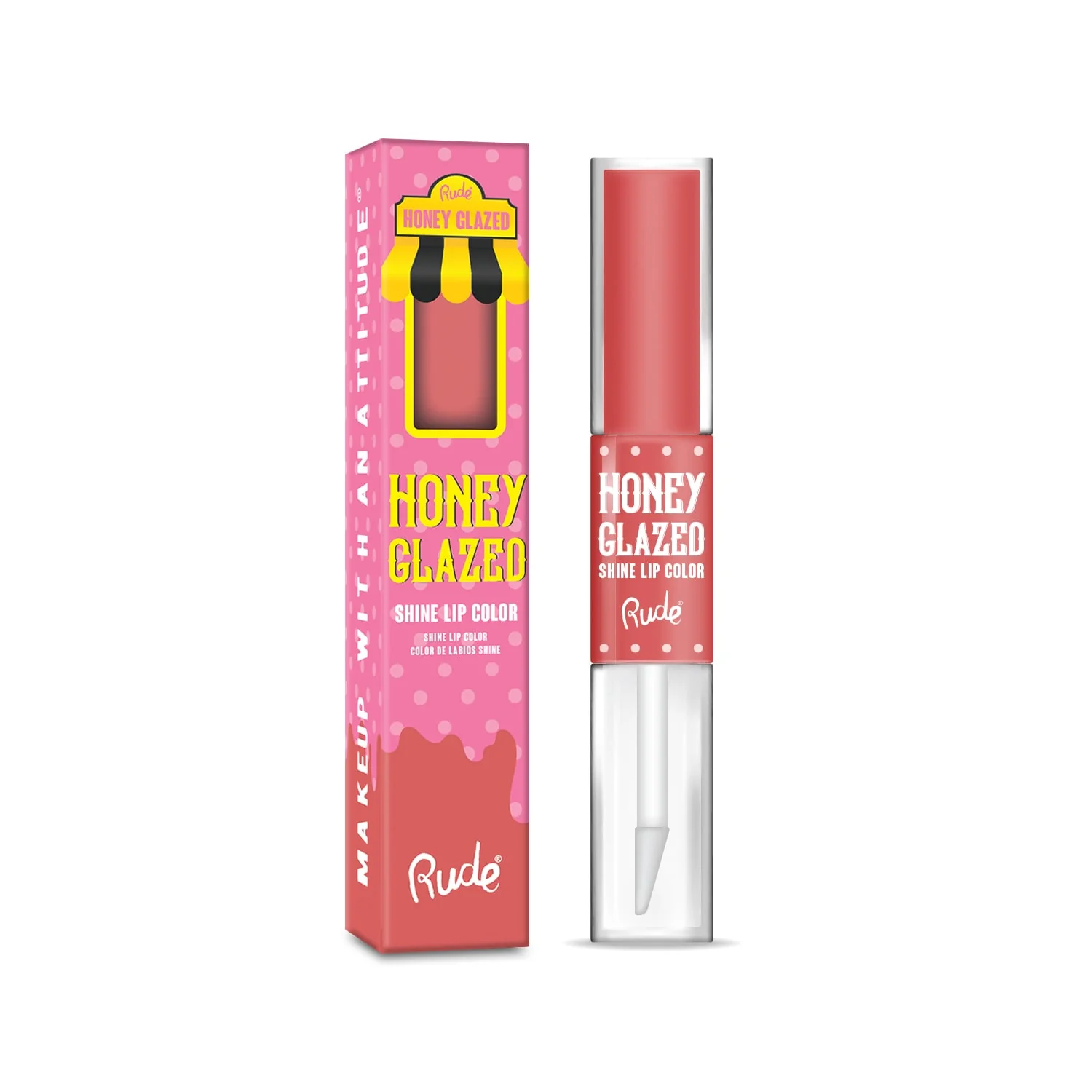 Rude Honey Glazed Shine Lip Color 3.6g - Image 3