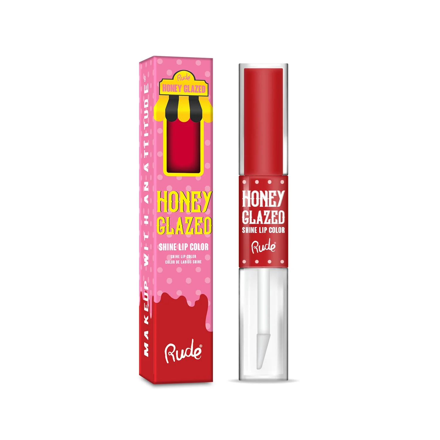 Rude Honey Glazed Shine Lip Color 3.6g - Image 6