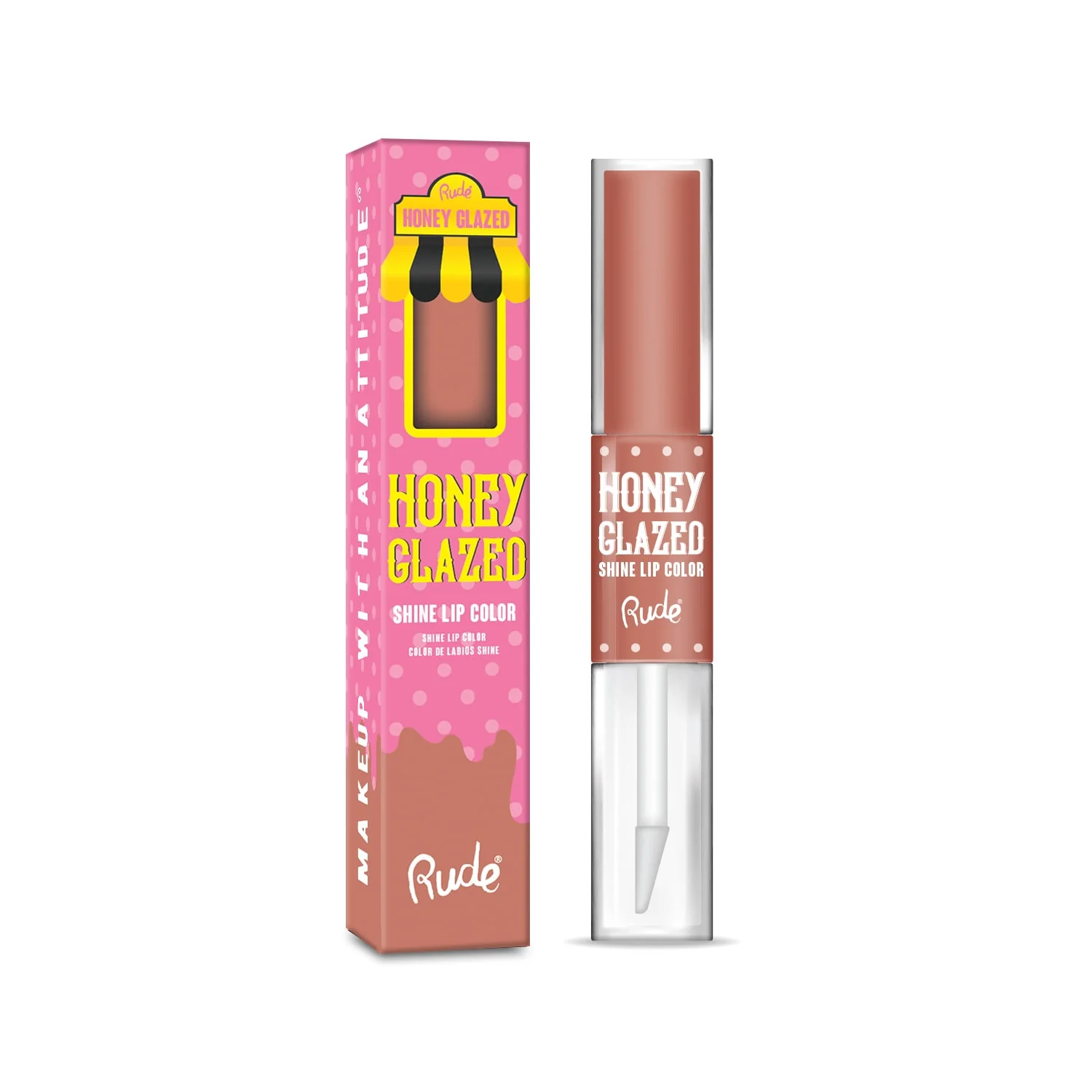 Rude Honey Glazed Shine Lip Color 3.6g - Image 7