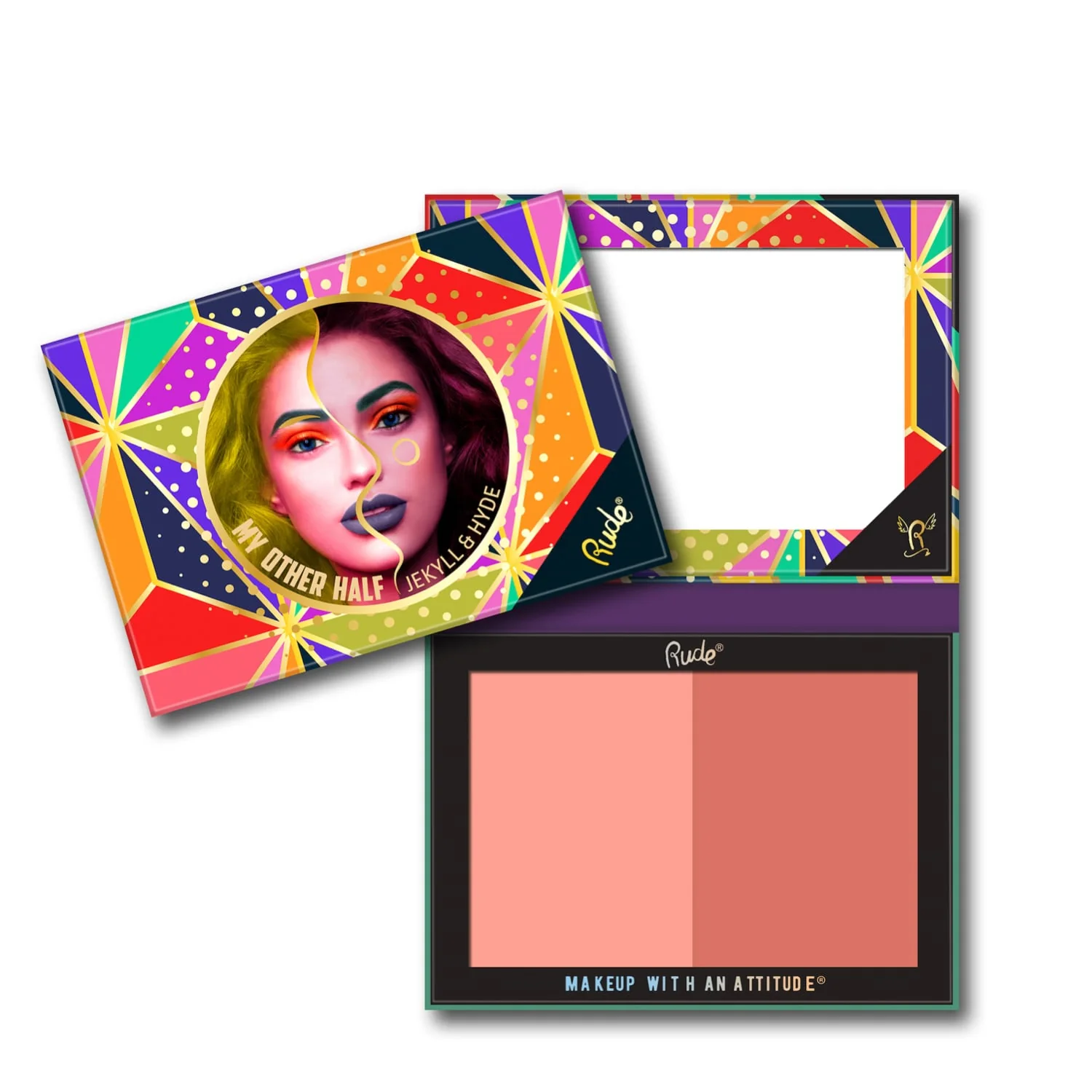 Rude My Other Half Duo Shade Face Palette - Image 3