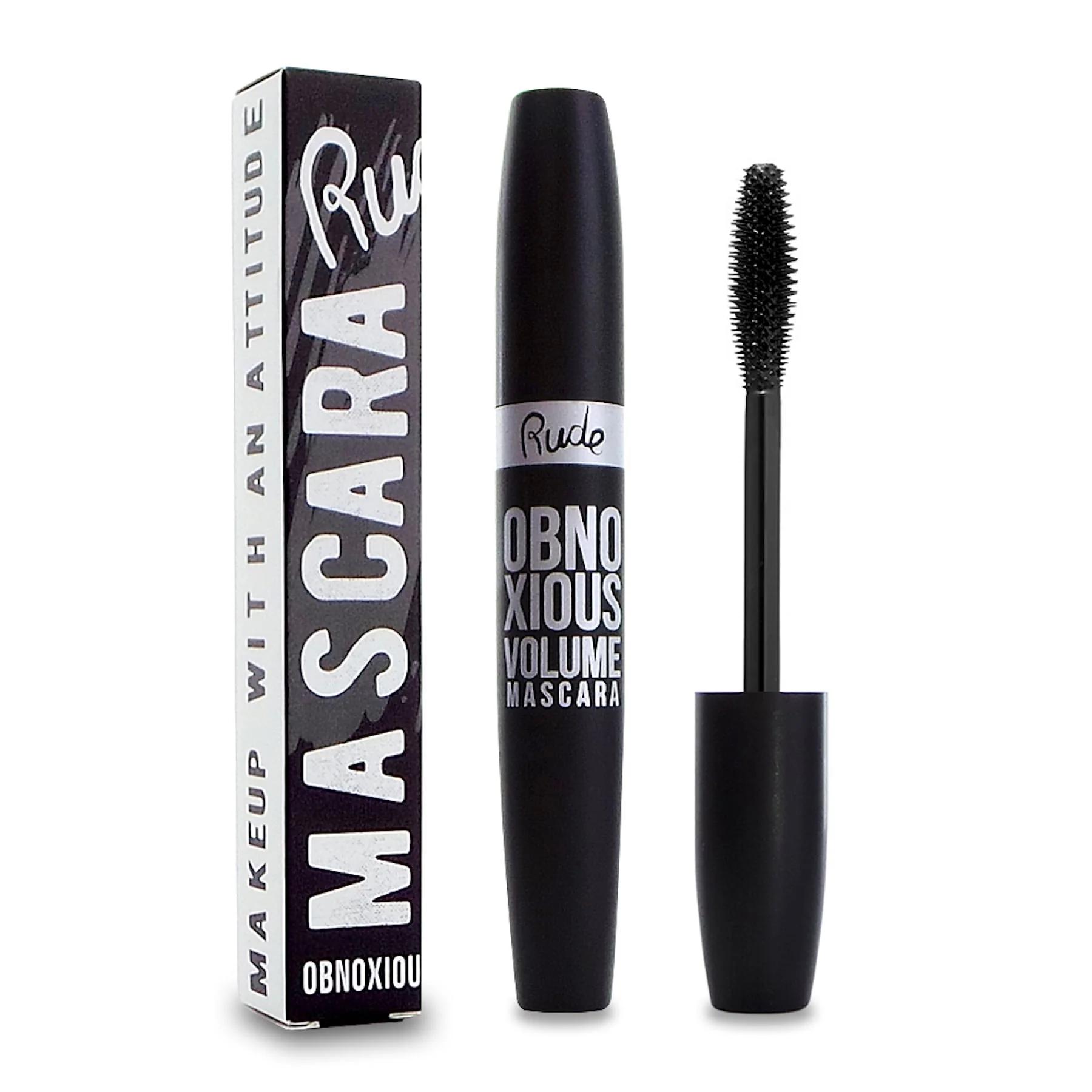 Rude Obnoxious Volume Volumizing Mascara Black 9g - Image 2
