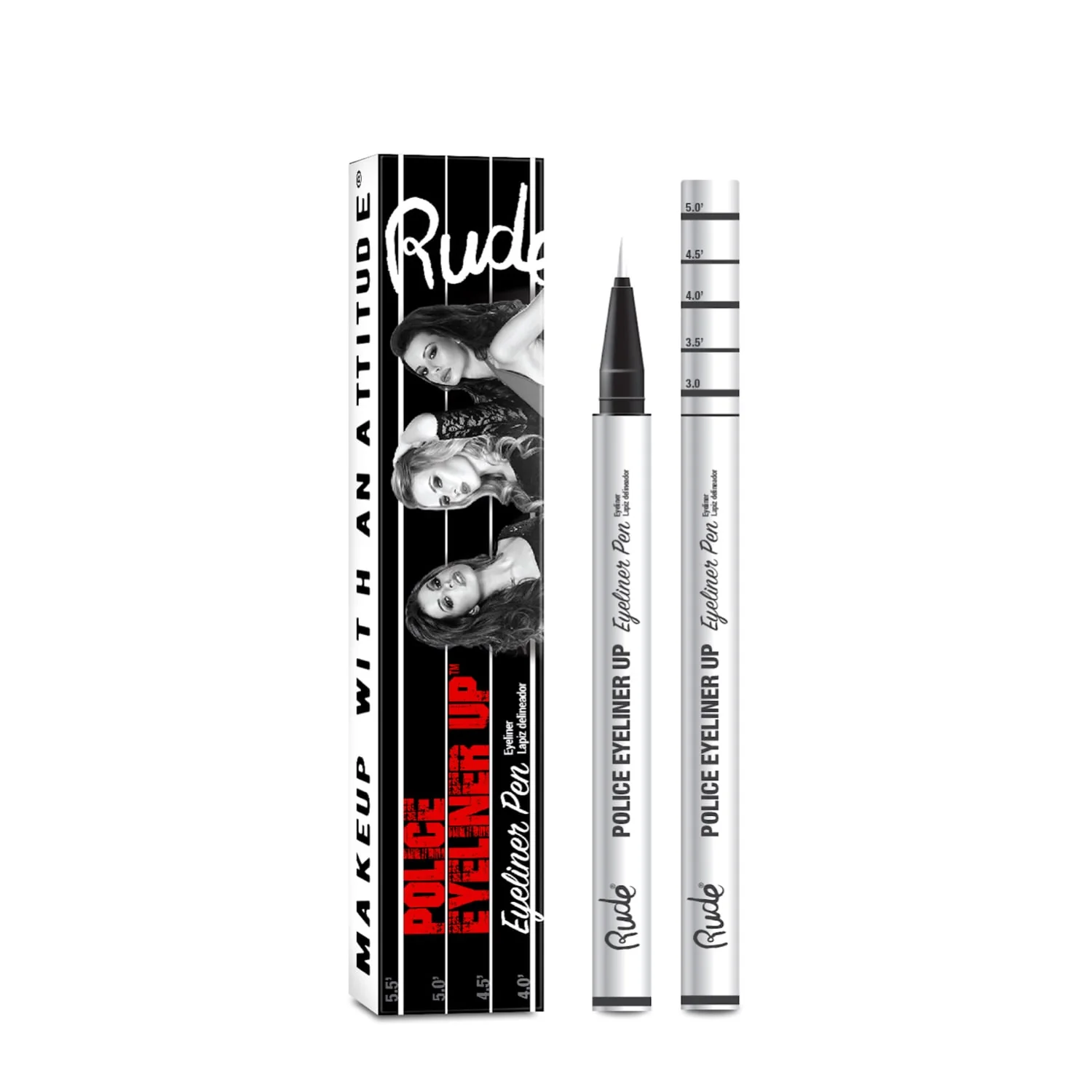 Rude Police Eyeliner Up Eyeliner Pen 1.8ml - Image 3