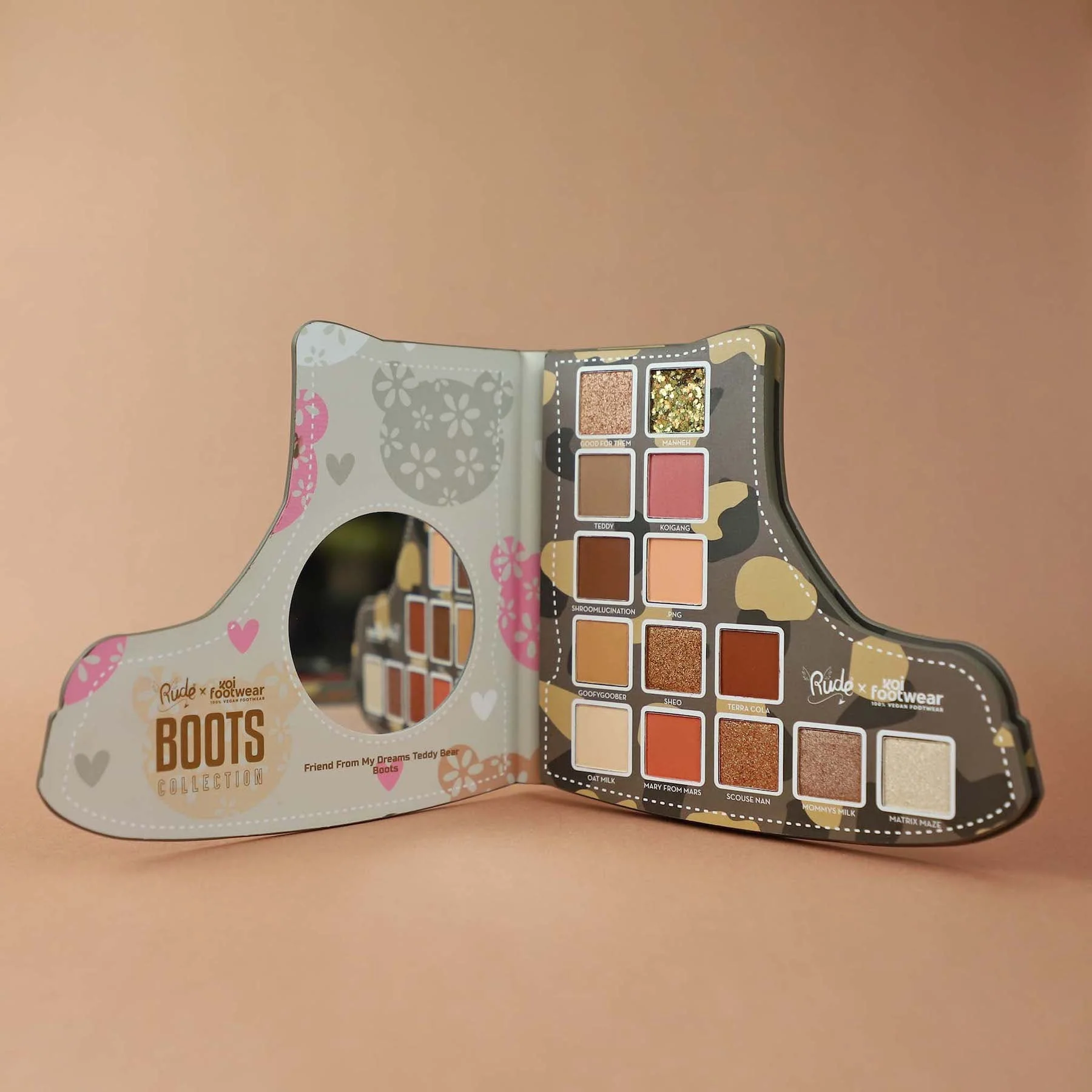 Rude Rude x Koi Footwear Boots Collection Eyeshadow Palette - 14 shades - Image 6