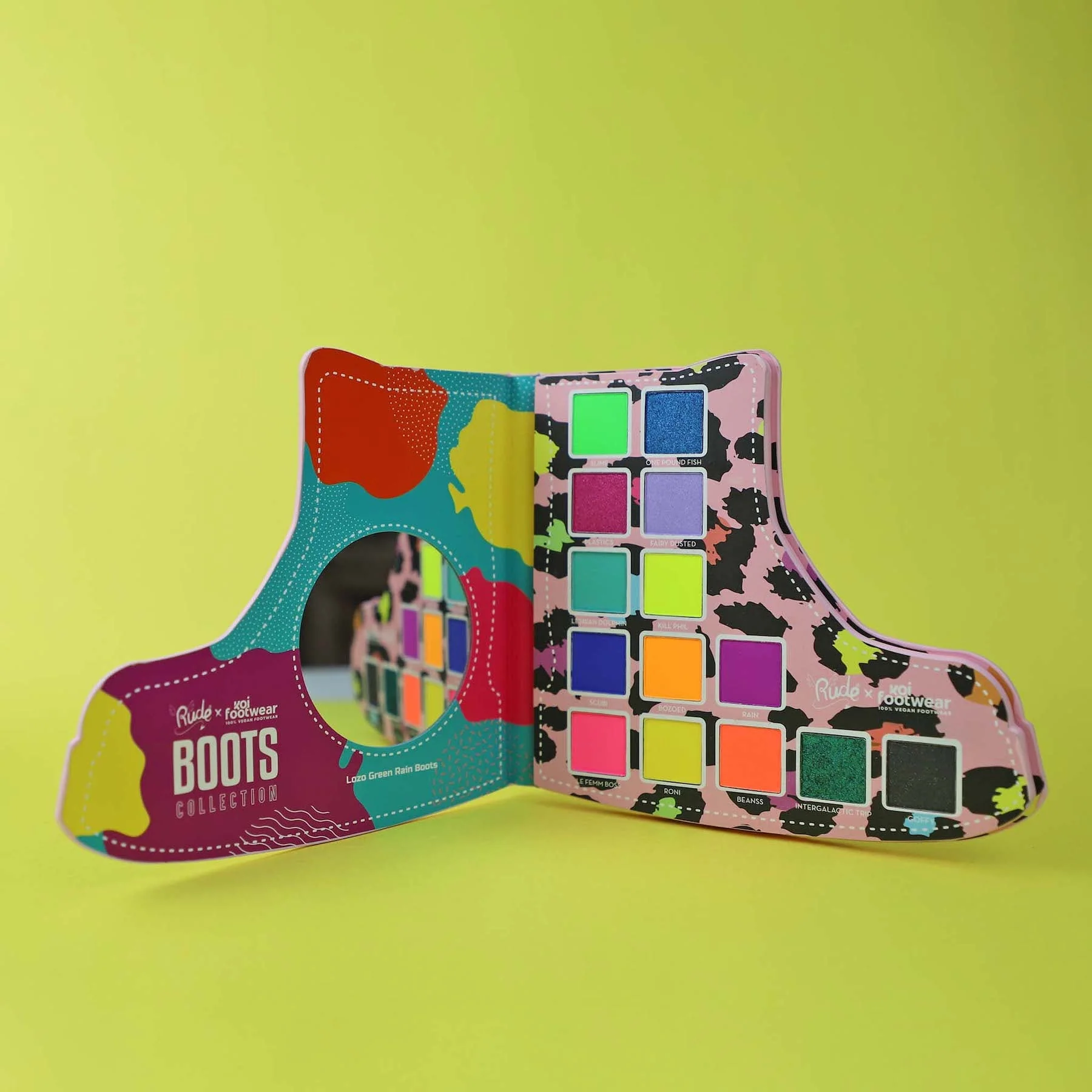 Rude Rude x Koi Footwear Boots Collection Eyeshadow Palette - 14 shades - Image 9
