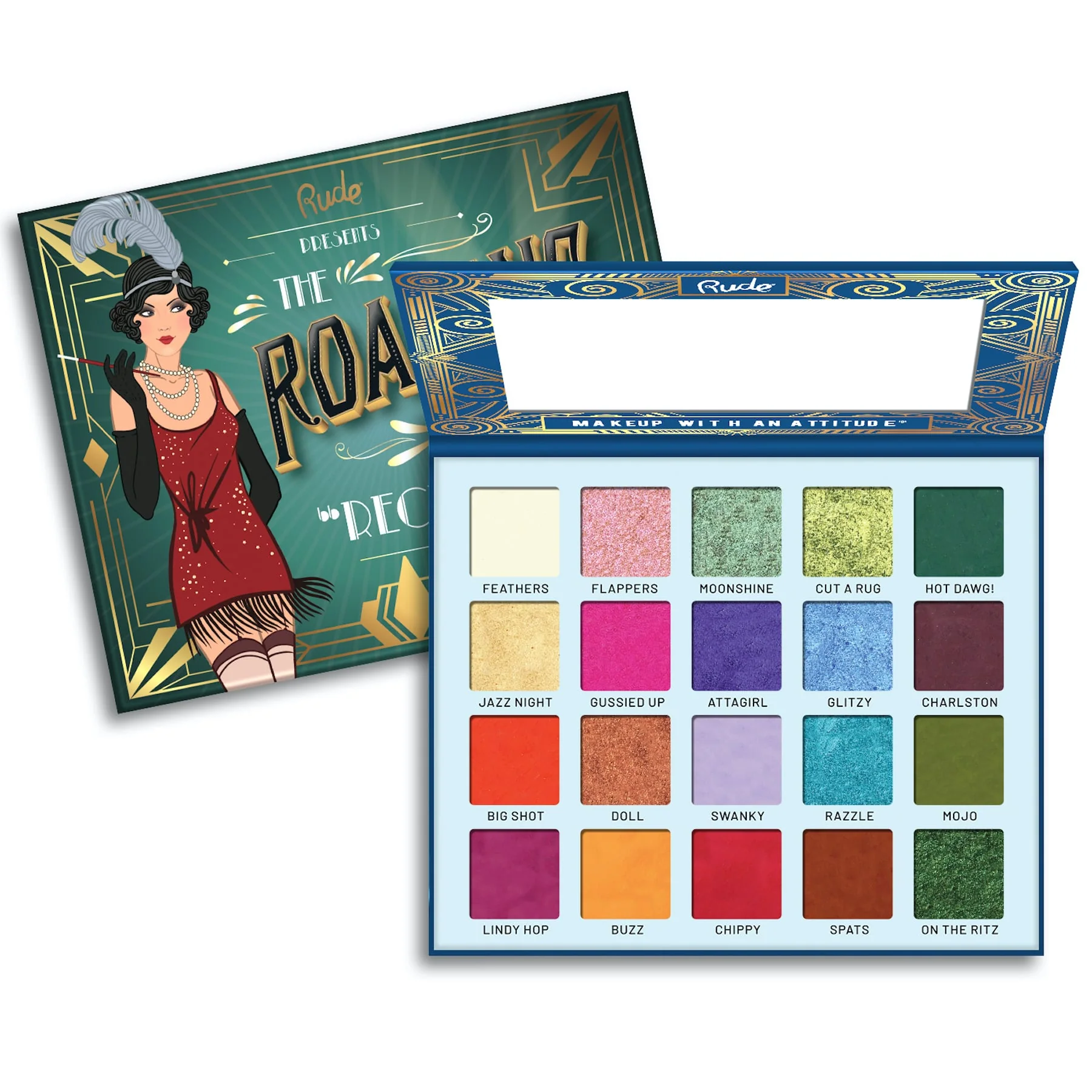 Rude The Roaring 20s Eyeshadow Palette - 20 shades - Image 3