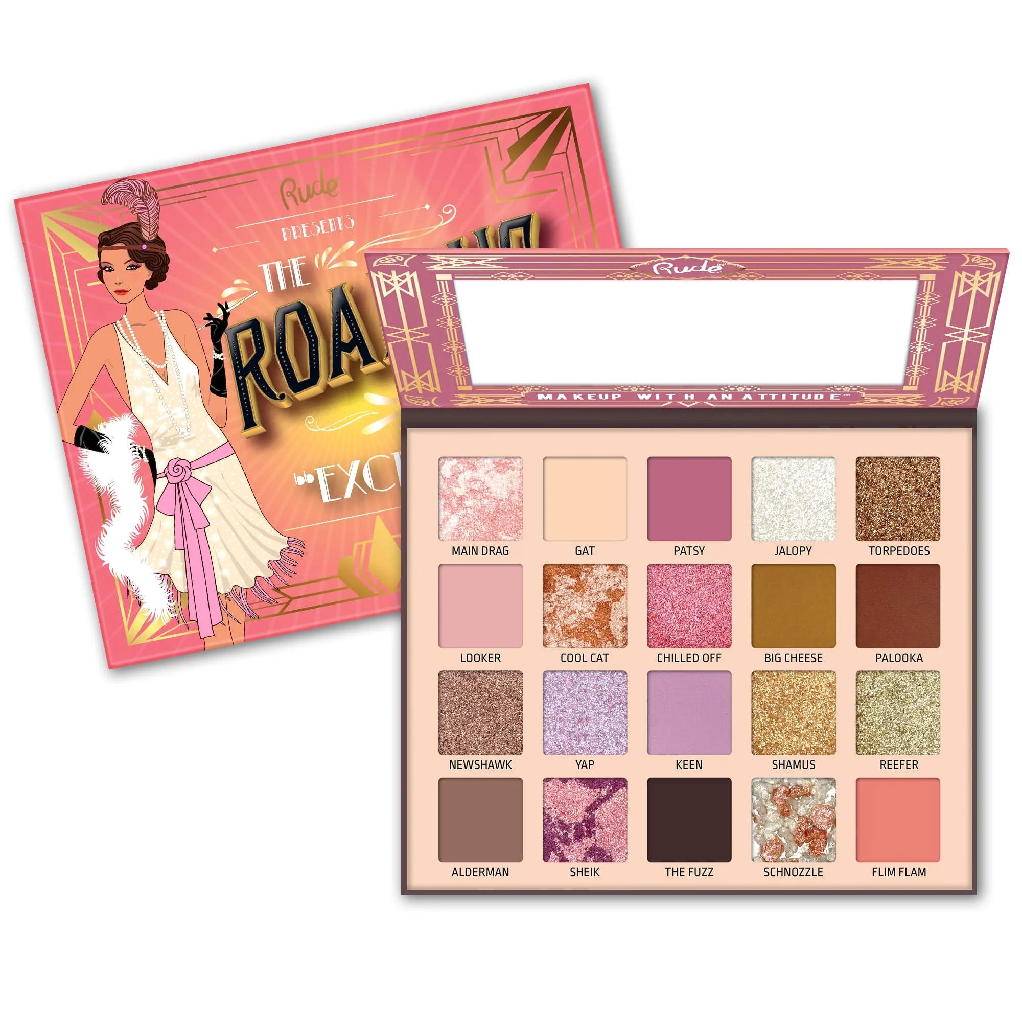 Rude The Roaring 20s Eyeshadow Palette - 20 shades - Image 4