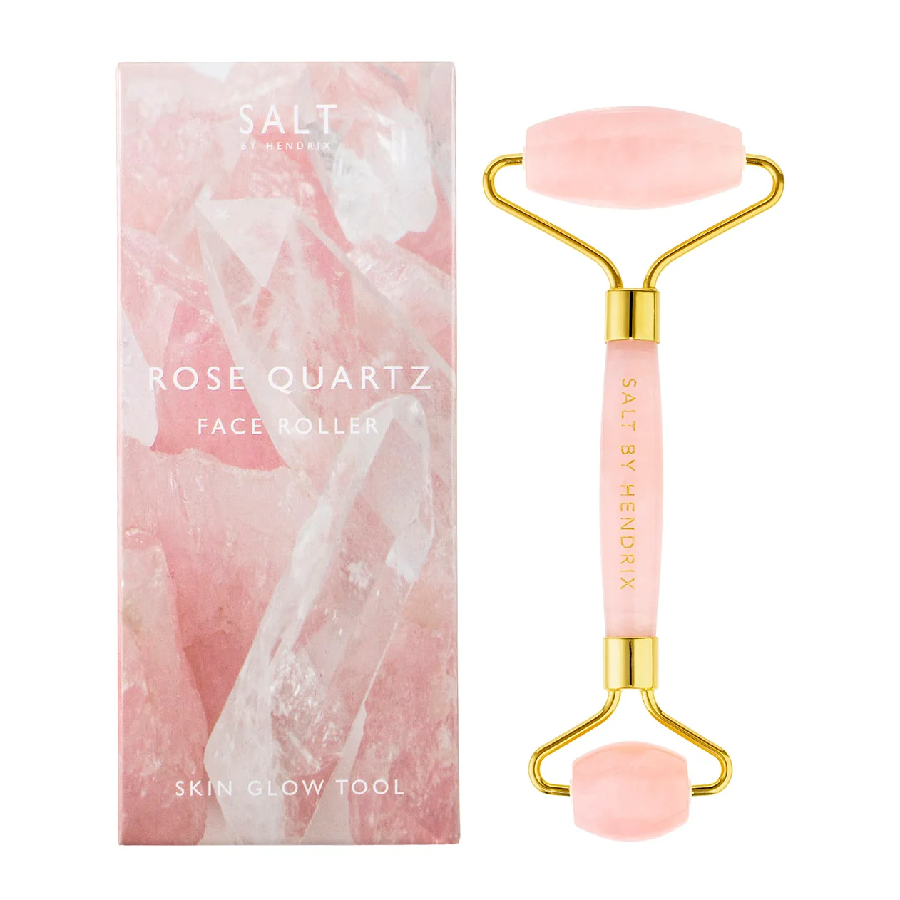 Salt by Hendrix Face Roller Textured Rose Quartz 1pc - Image 2