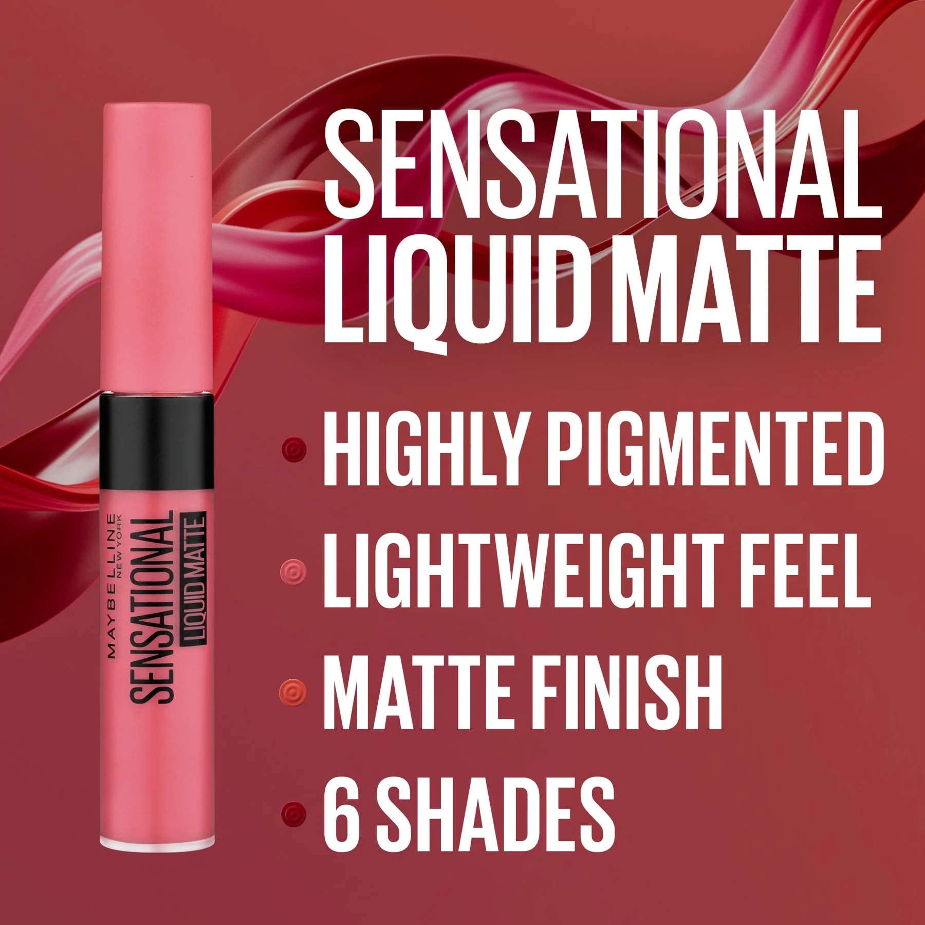 Maybelline Sensational Liquid Matte Lipstick 7ml - Image 19