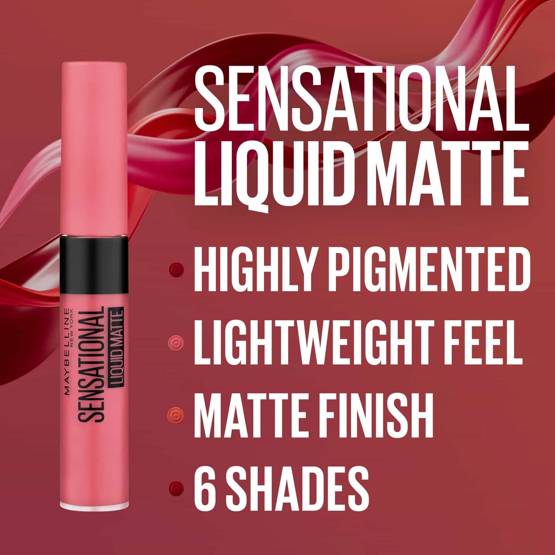 Maybelline Sensational Liquid Matte Lipstick 7ml - Image 26