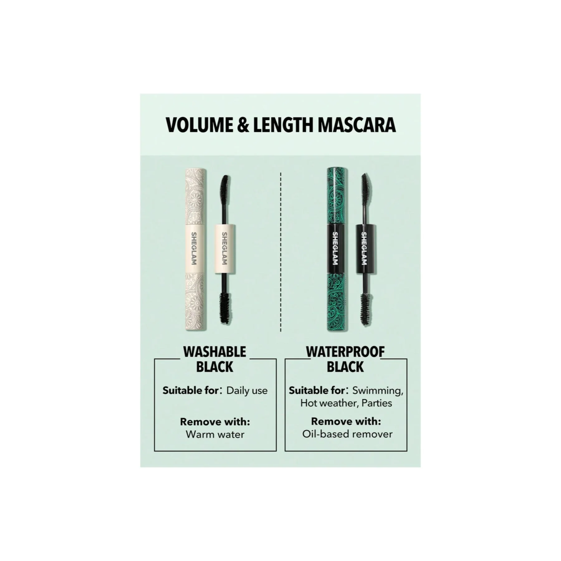 Sheglam All-In-One Volume & Length Mascara - Image 5