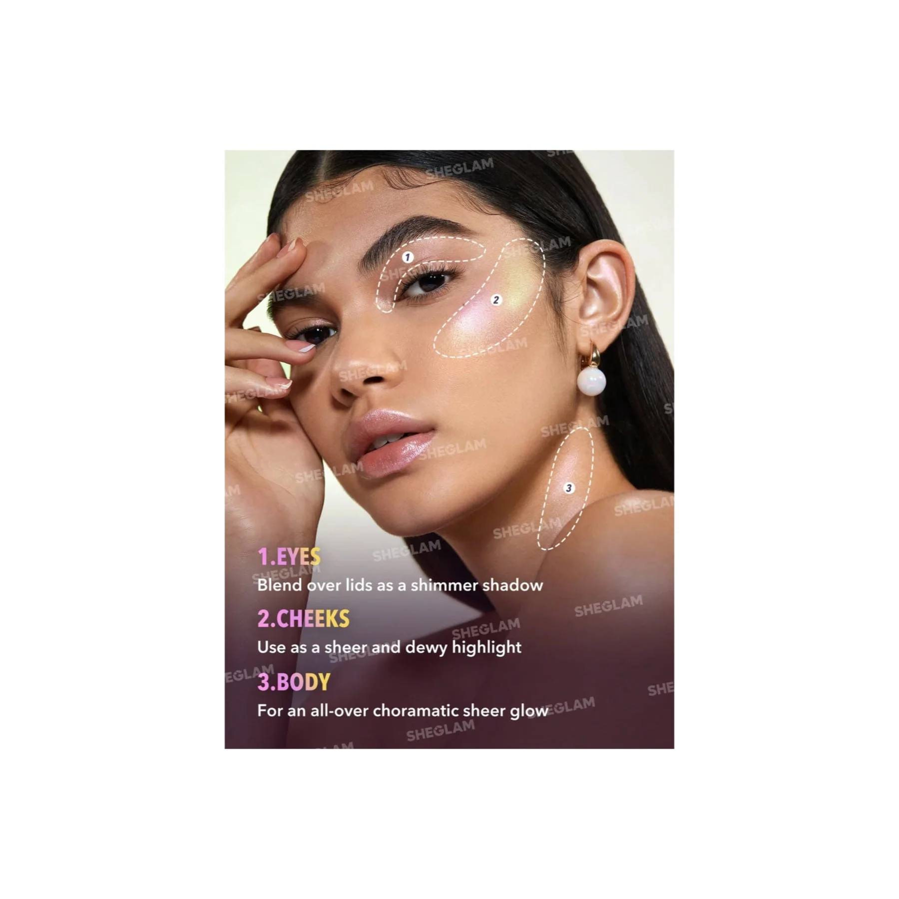 Sheglam Chroma-Glow Bloom Liquid Highlighter - Image 7
