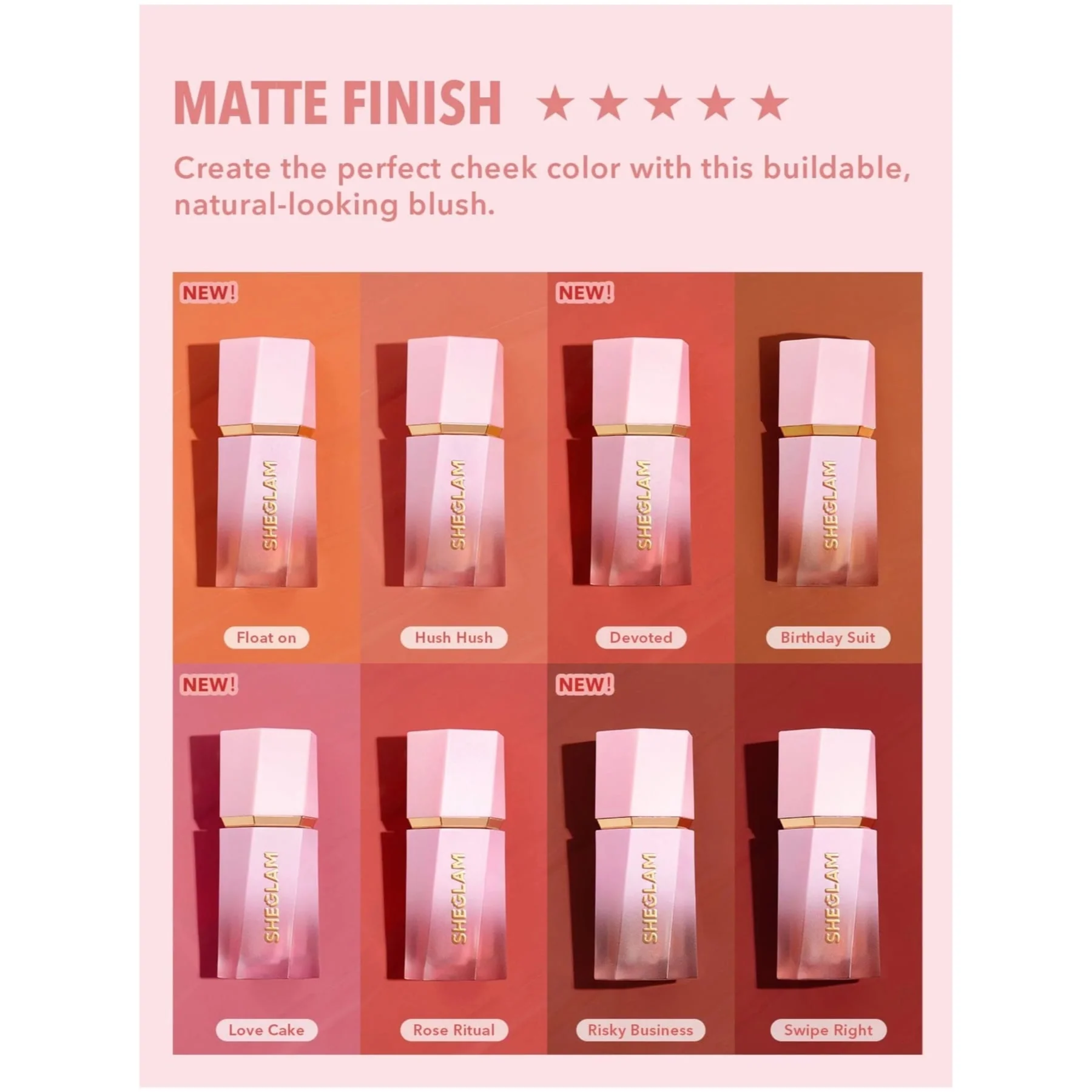 Sheglam Color Bloom Liquid Blush Matte Finish - Image 25