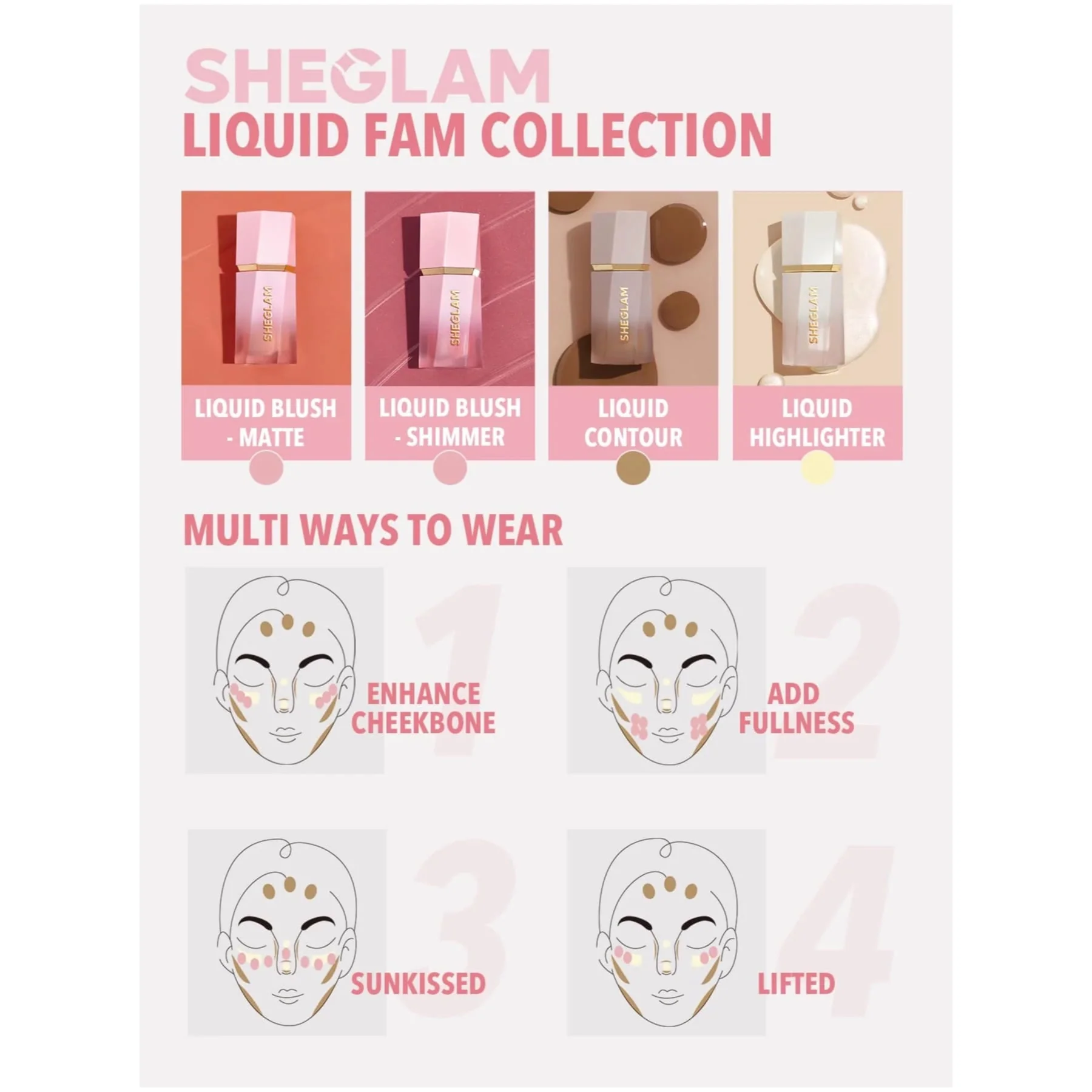 Sheglam Color Bloom Liquid Blush Matte Finish - Image 53