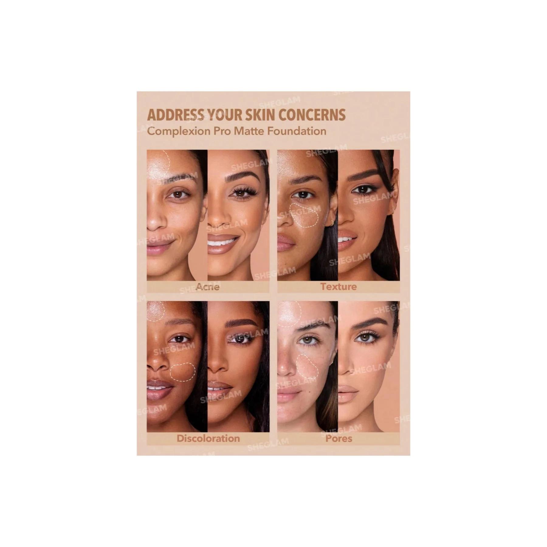 Sheglam Complexion Pro Long Lasting Breathable Matte Liquid Foundation - Image 3