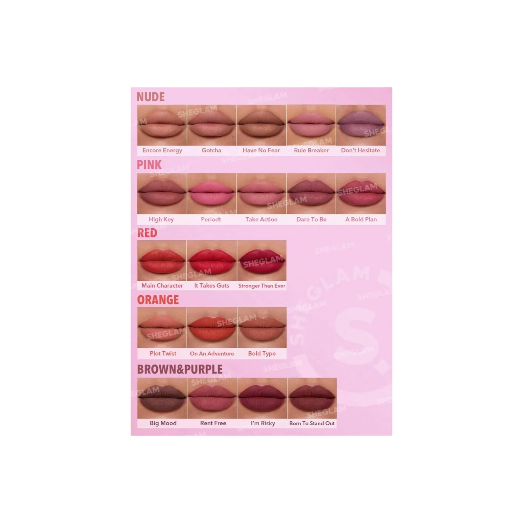 Sheglam Dynamatte Boom Long-lasting Matte Lipstick - Image 20
