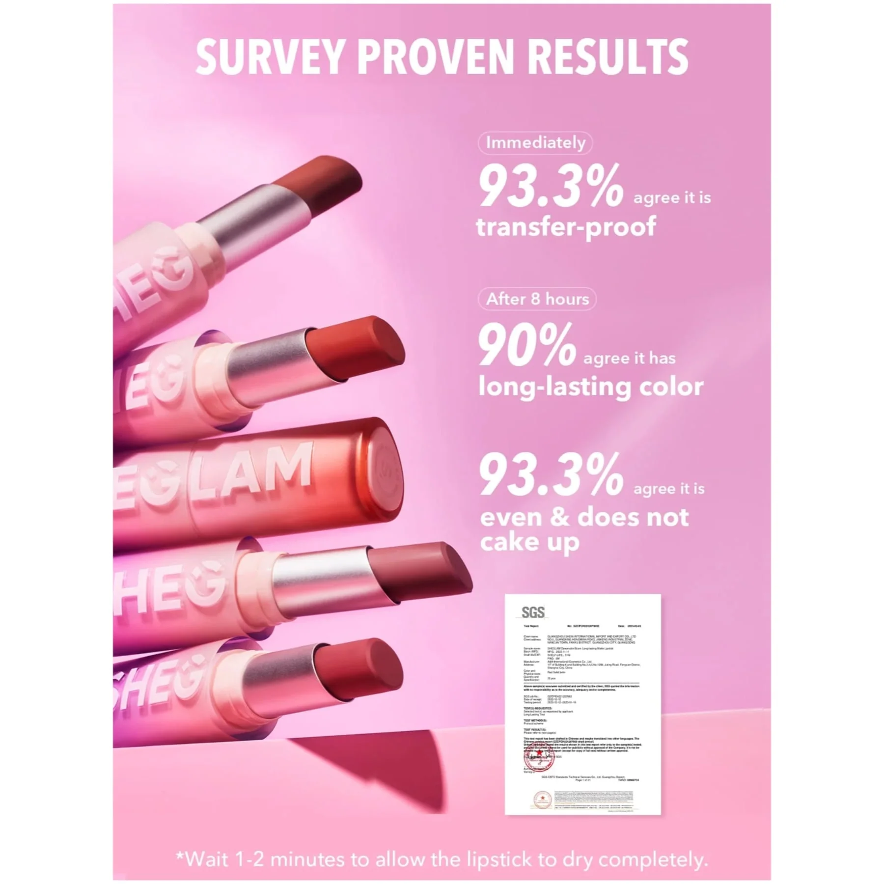 Sheglam Dynamatte Boom Long-lasting Matte Lipstick - Image 45