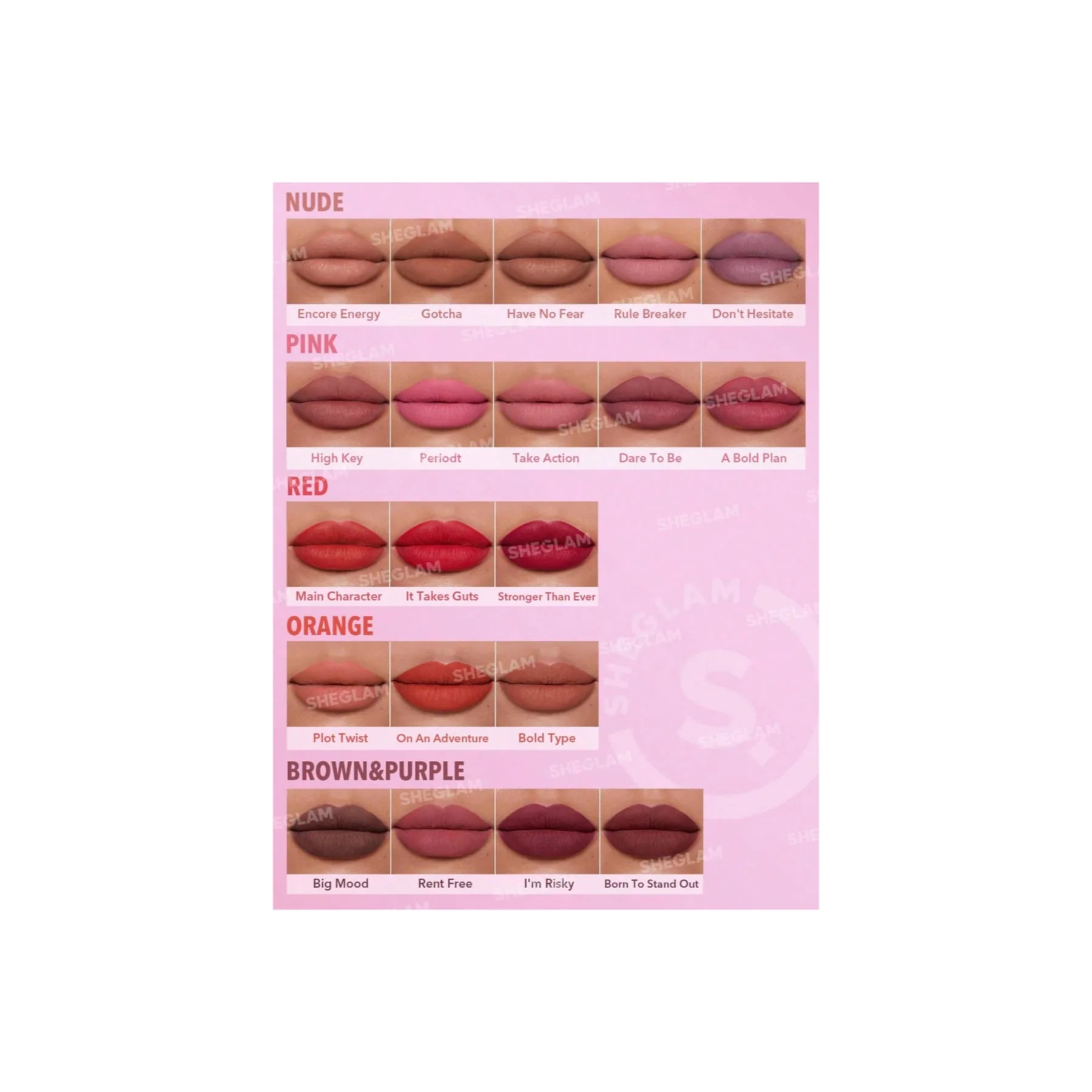 Sheglam Dynamatte Boom Long-lasting Matte Lipstick - Image 77