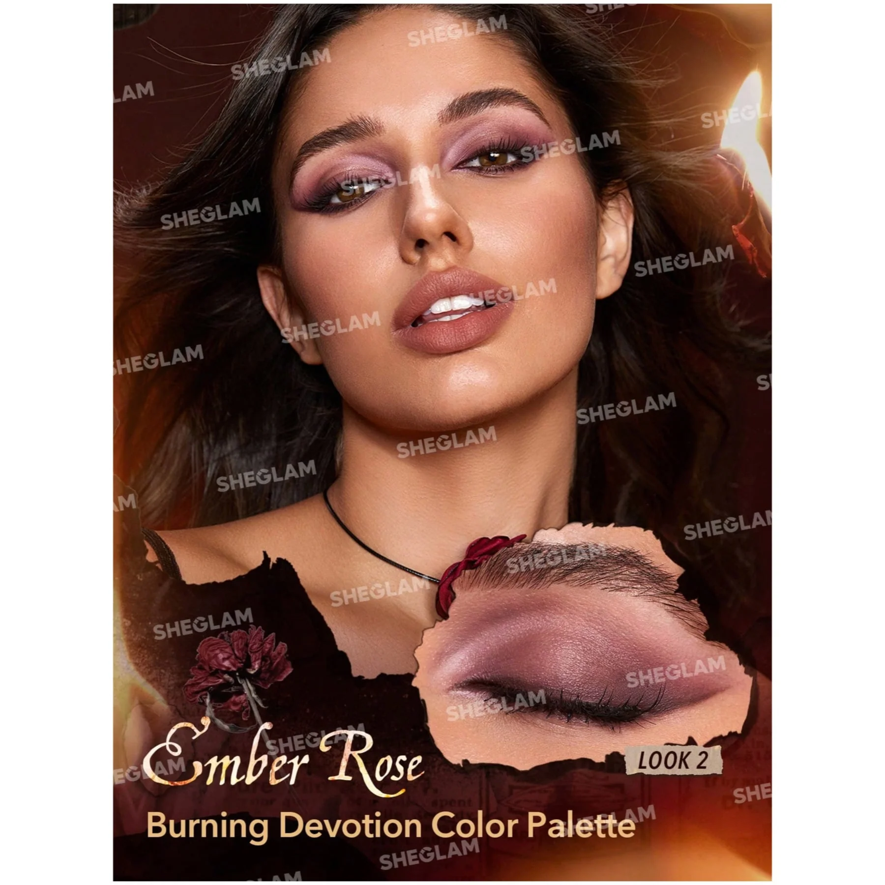 Sheglam Ember Rose Burning Devotion Color Palette - Image 3