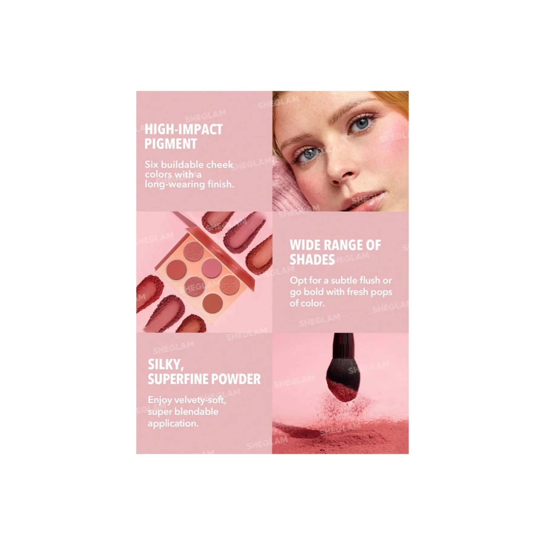 Sheglam Floral Flush Blush Palette - Image 3