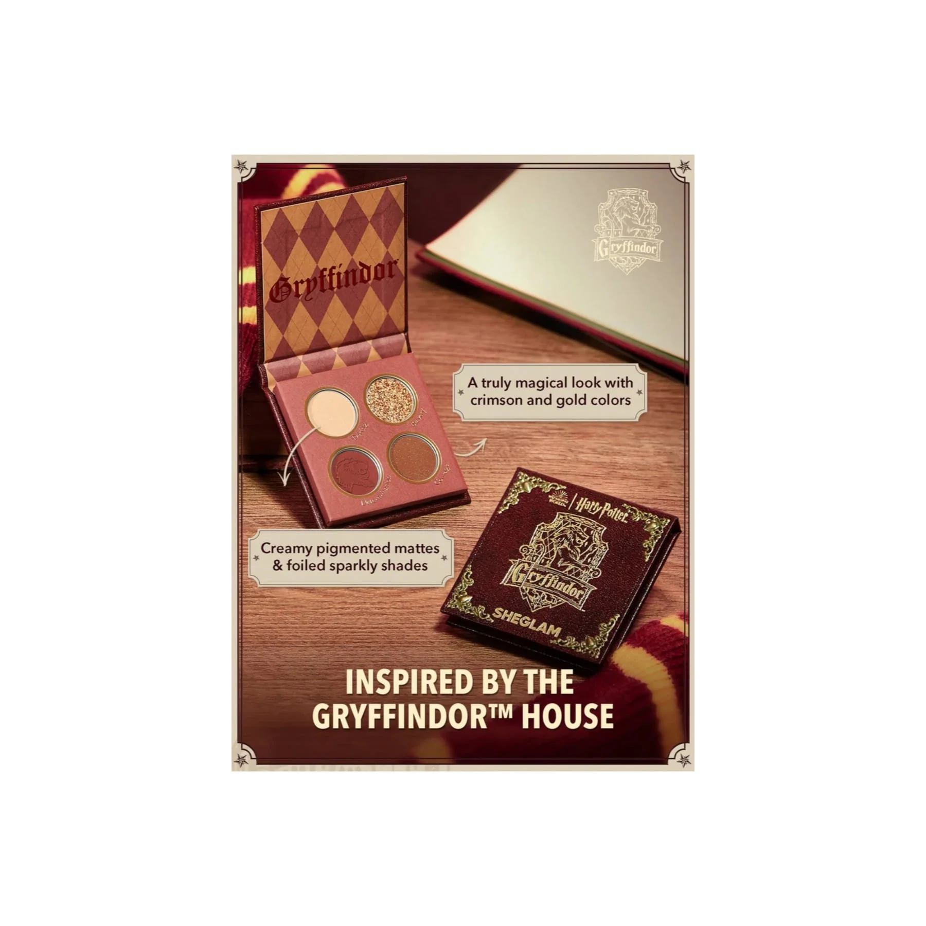 Sheglam Harry Potter House Eyeshadow Palette - 4 shades - Image 17