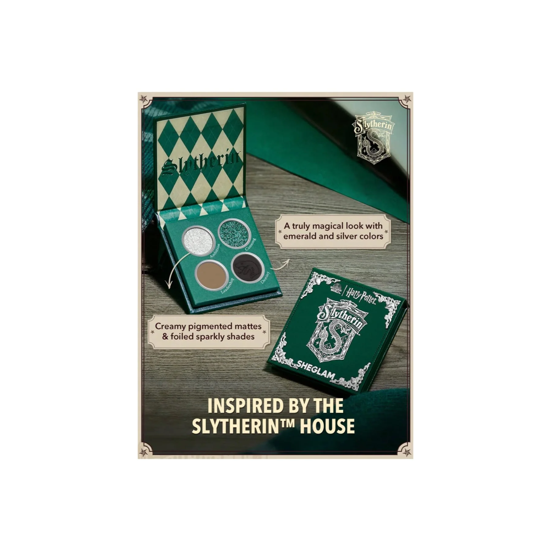 Sheglam Harry Potter House Eyeshadow Palette - 4 shades - Image 4