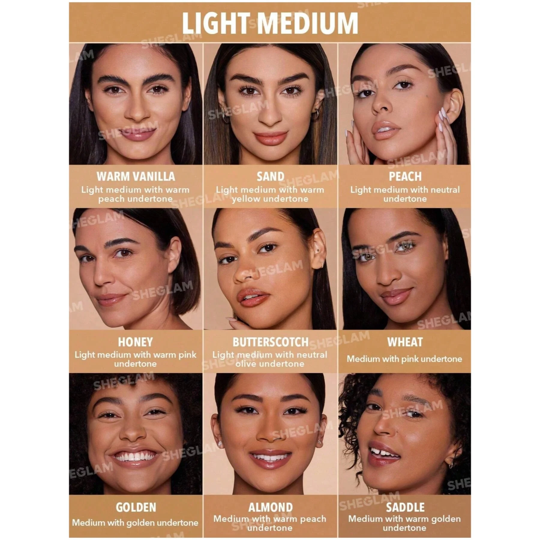 Sheglam High Coverage Powder Foundation 11g - Image 25