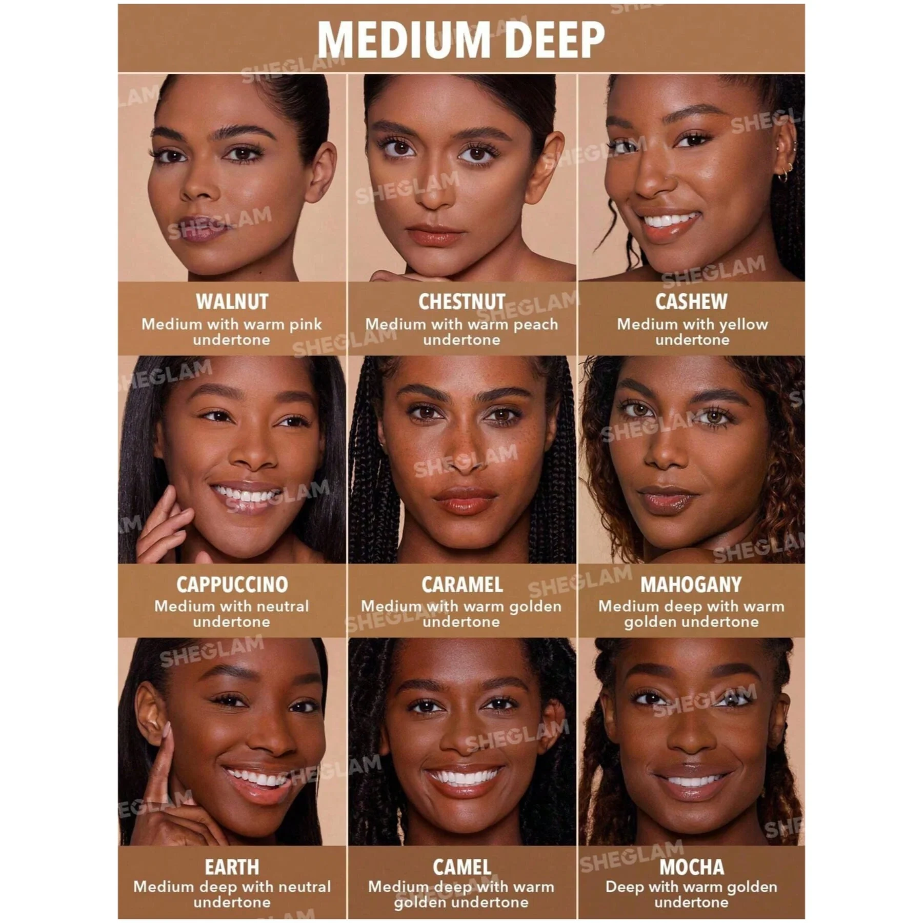 Sheglam High Coverage Powder Foundation 11g - Image 35
