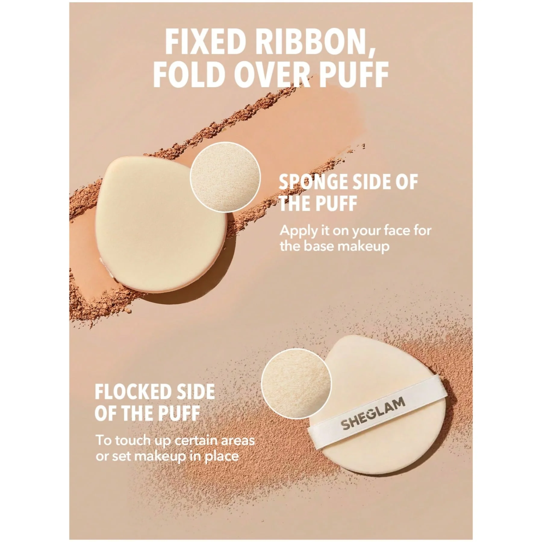 Sheglam High Coverage Powder Foundation 11g - Image 5
