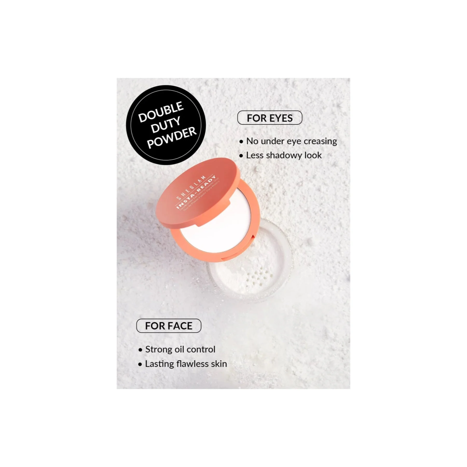 Sheglam Insta-Ready Face & Under Eye Setting Powder Duo - Image 15