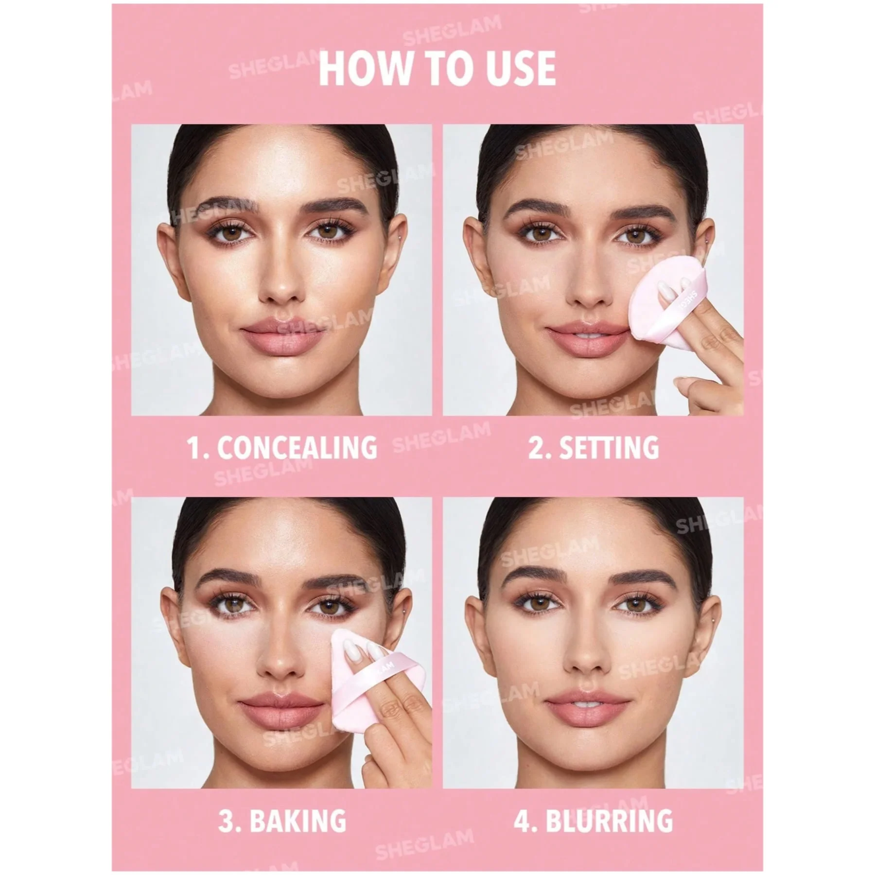Sheglam Insta-Ready Face & Under Eye Setting Powder Duo - Image 7