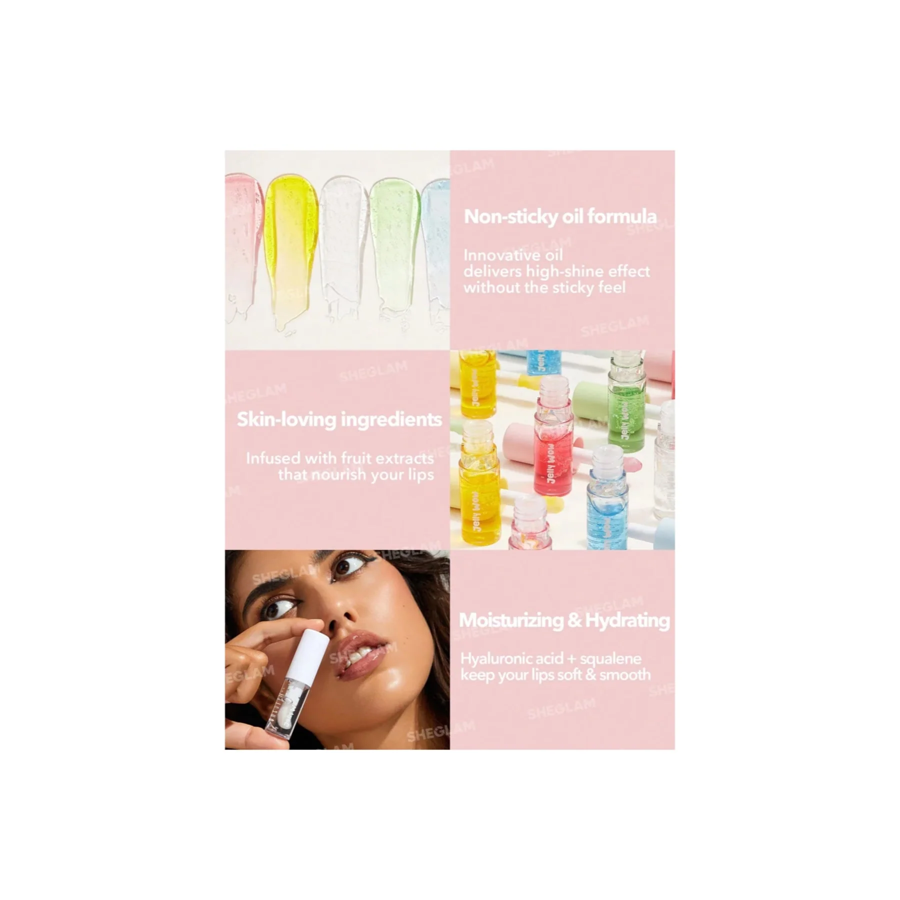 Sheglam Jelly Wow Hydrating Lip Oil - Image 25