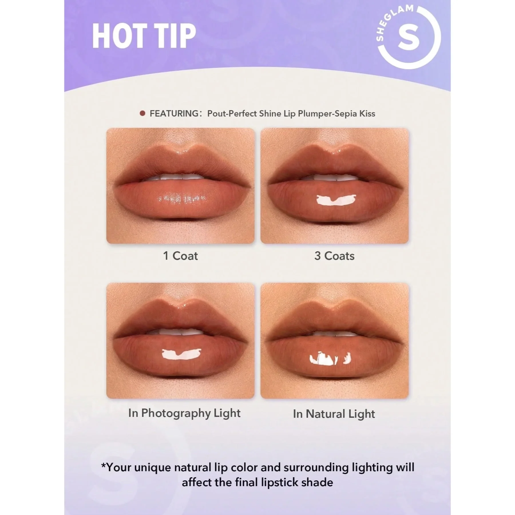 Sheglam Pout-Perfect Shine Lip Plumper - Image 20