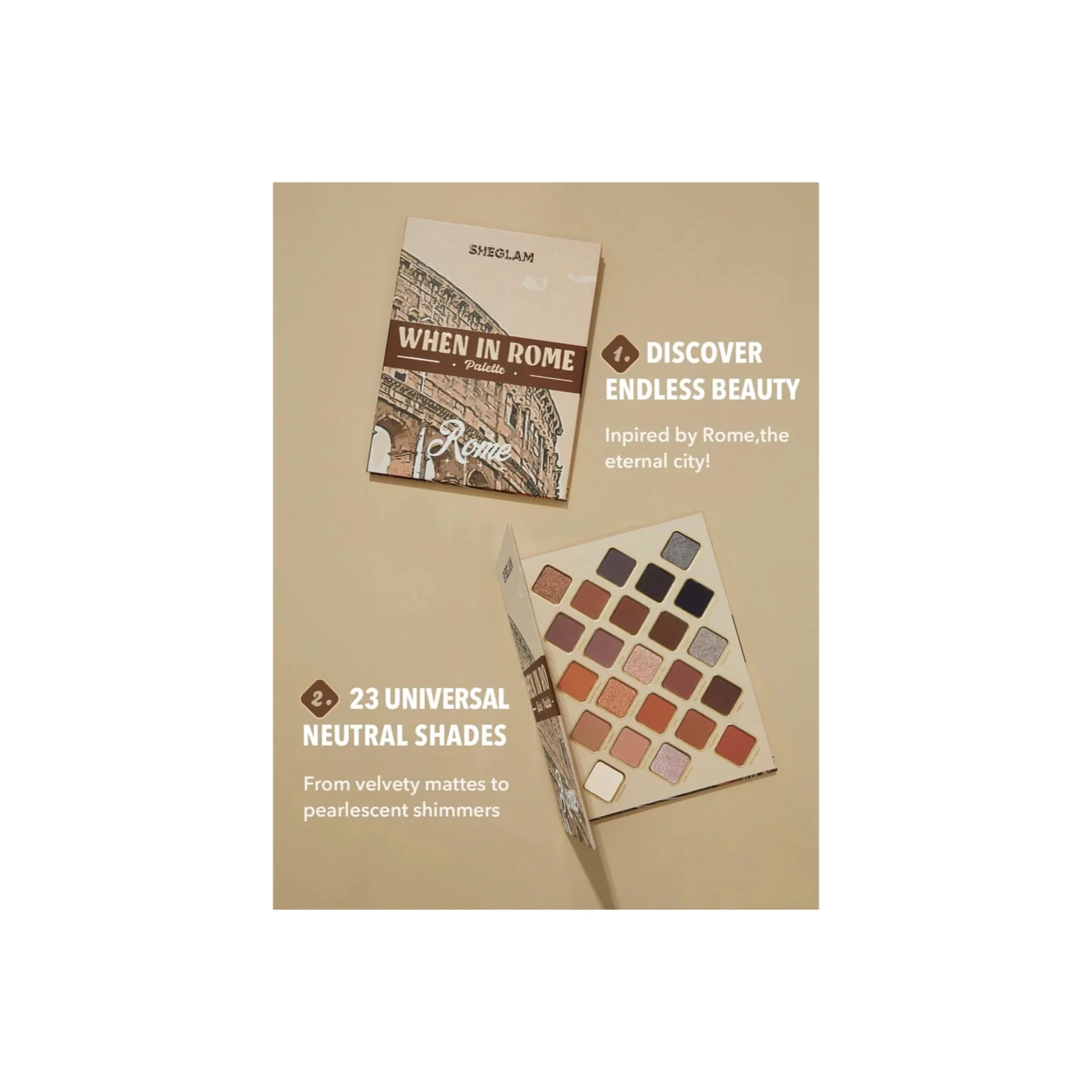 Sheglam Sheglam When In Rome Palette - 23 shades - Image 4