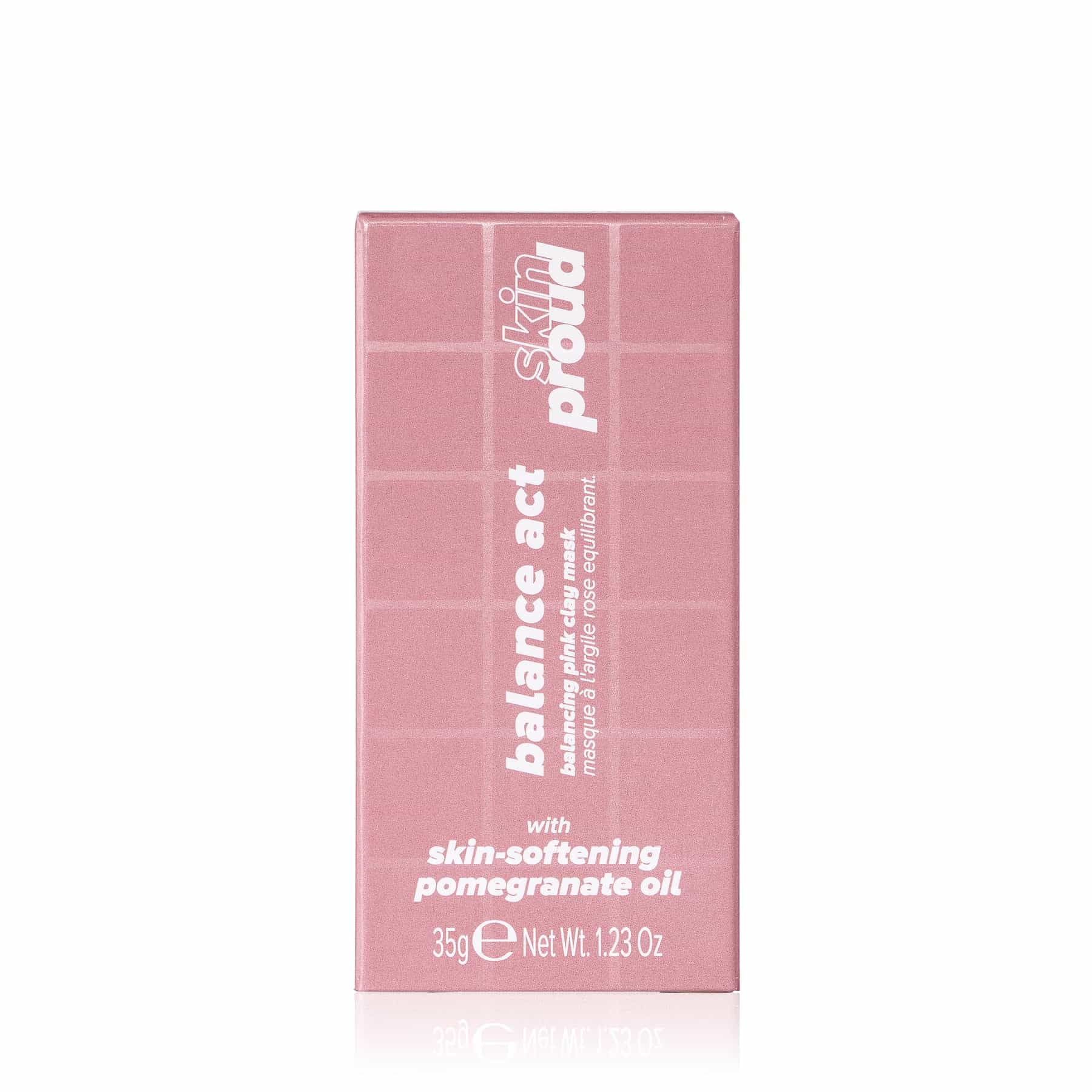 Skin Proud Balance Act Balancing Pink Clay Mask 35g - Image 3