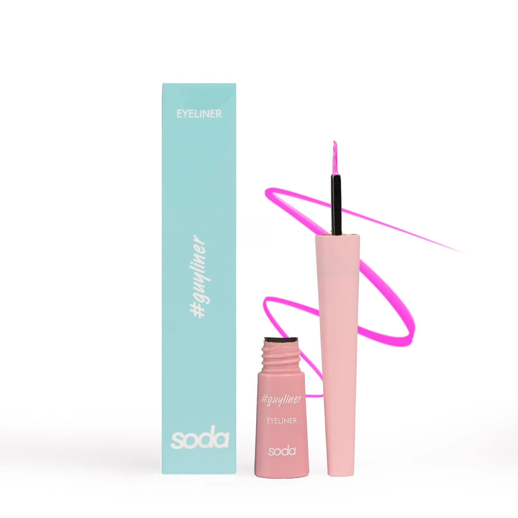 Soda #guyliner Liquid Eyeliner 3ml - Image 4