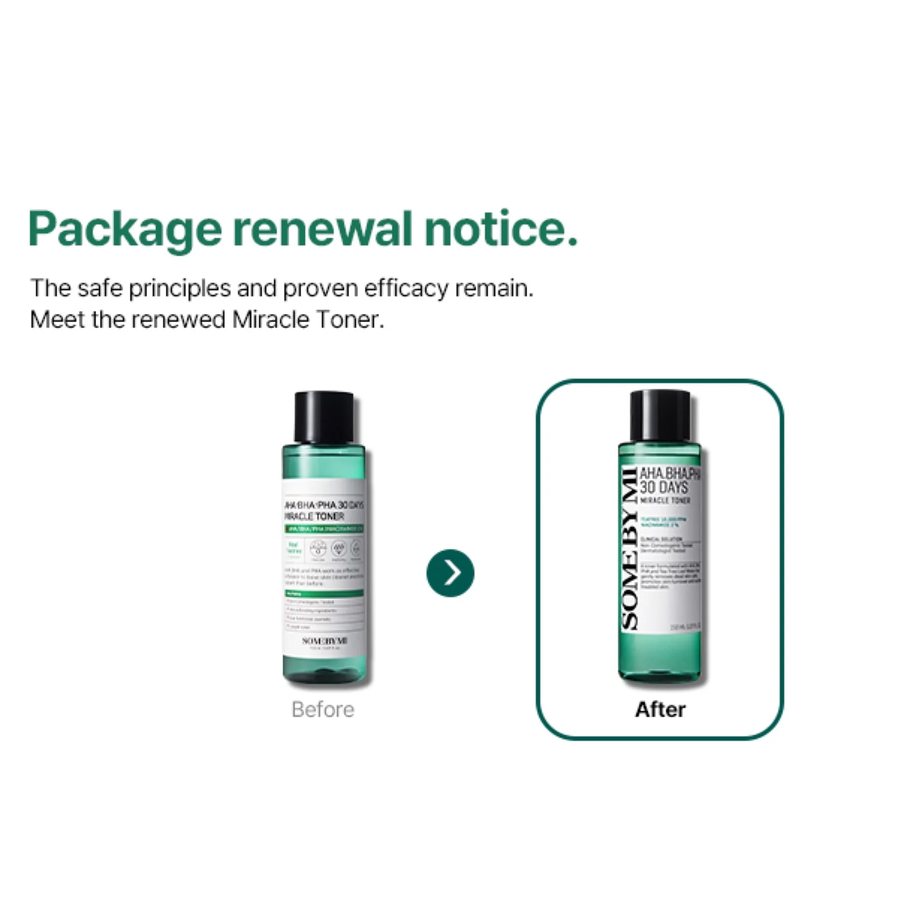 Some By Mi 30 Days Miracle Exfoliating Toner AHA-BHA-PHA 150ml - Image 13