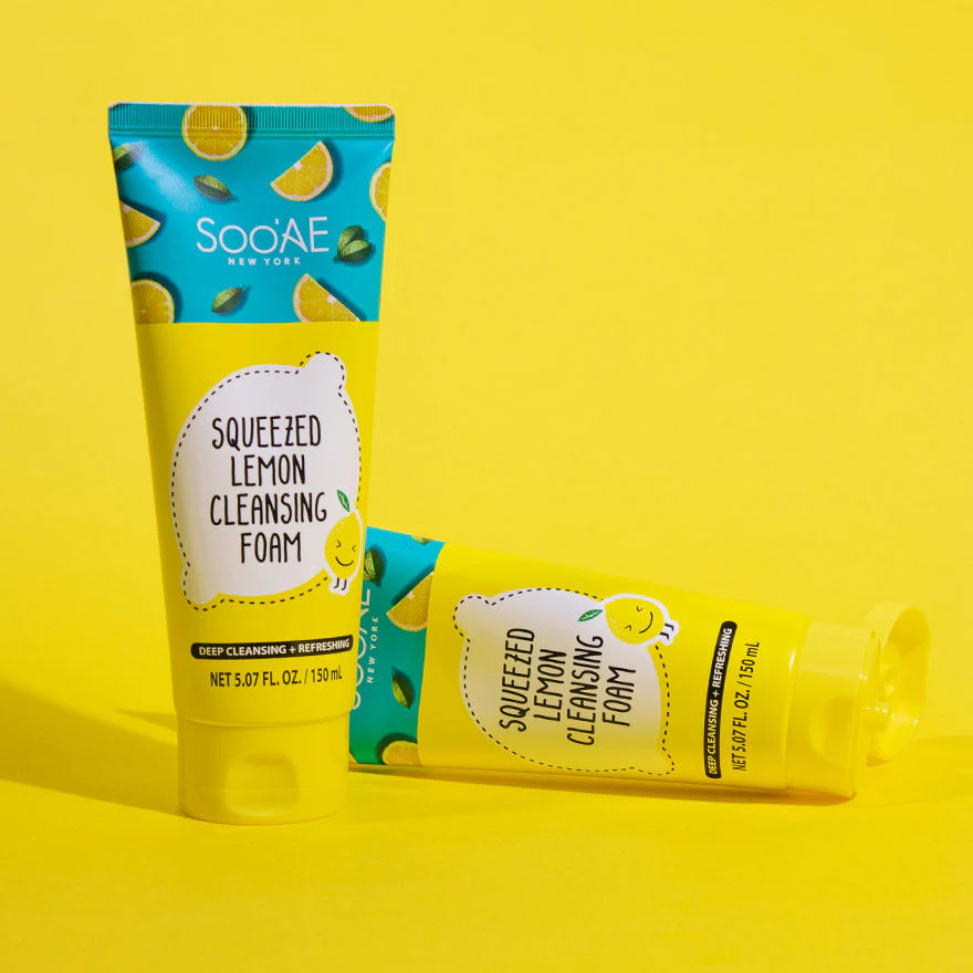 Soo'AE Squeezed Lemon Cleansing Foam 150ml - Image 7