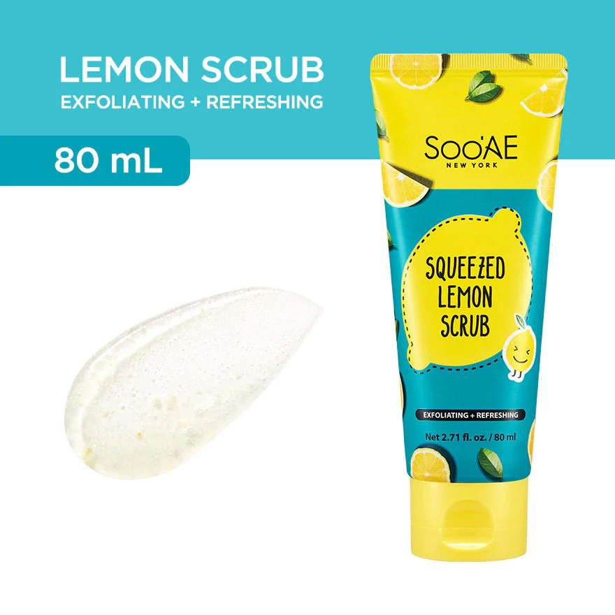 Soo'AE Squeezed Lemon Exfoliating Scrub 80ml - Image 4