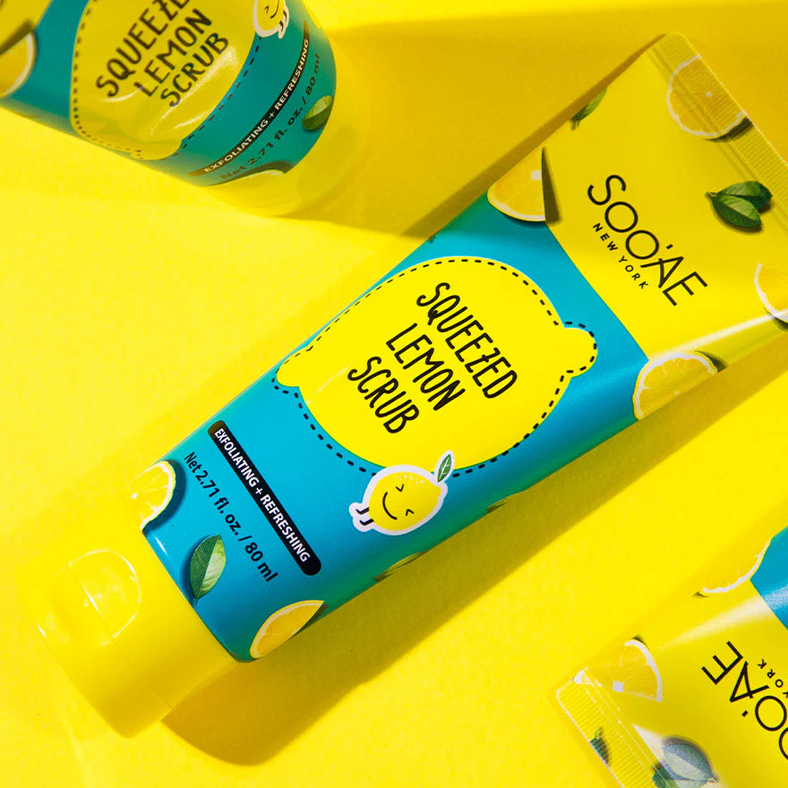 Soo'AE Squeezed Lemon Exfoliating Scrub 80ml - Image 6