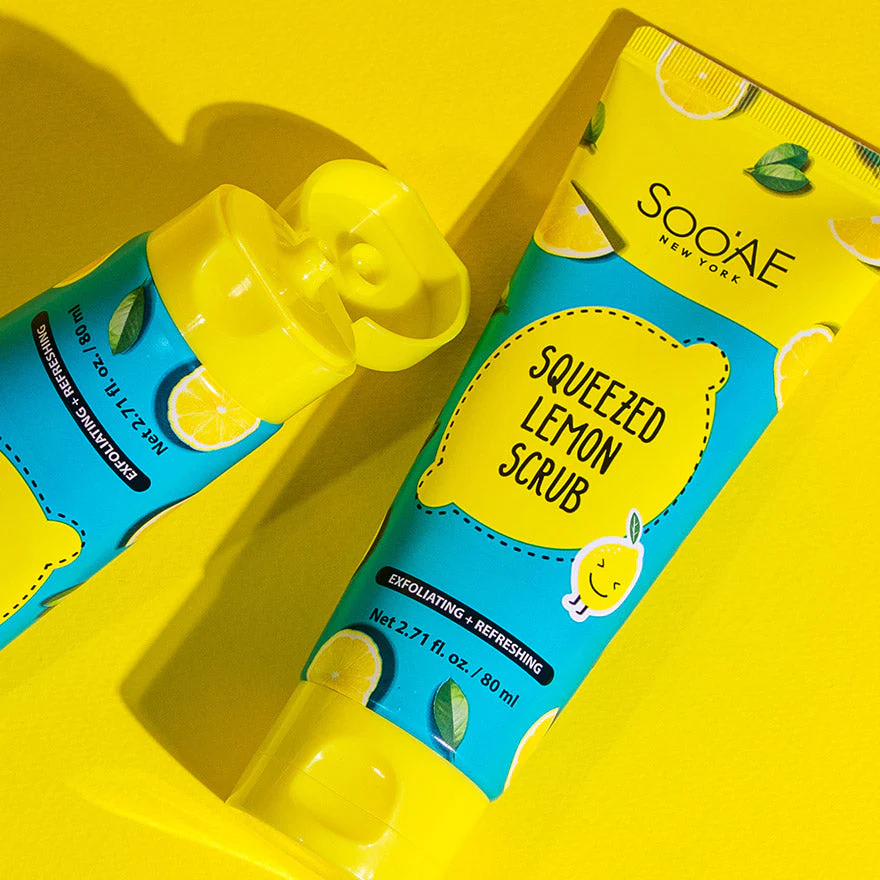 Soo'AE Squeezed Lemon Exfoliating Scrub 80ml - Image 7