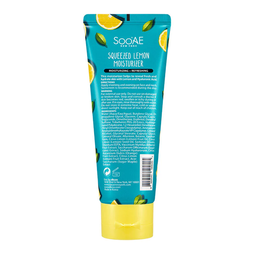 Soo'AE Squeezed Lemon Moisturizer 80ml - Image 2