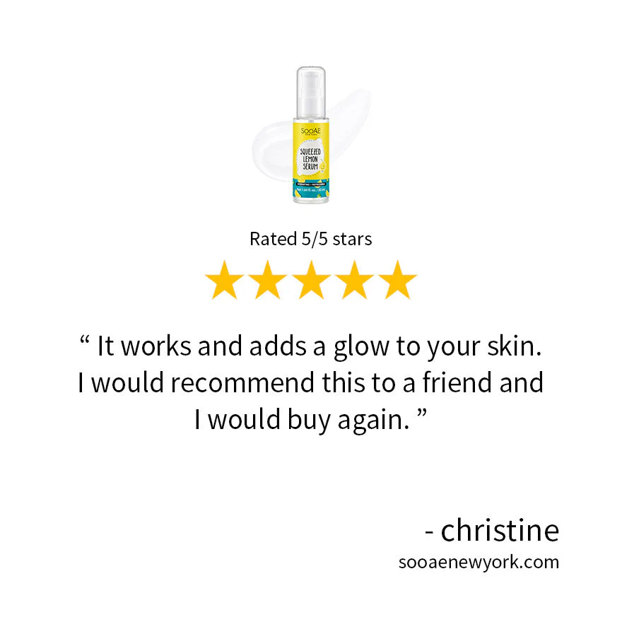 Soo'AE Squeezed Lemon Serum 50ml - Image 5