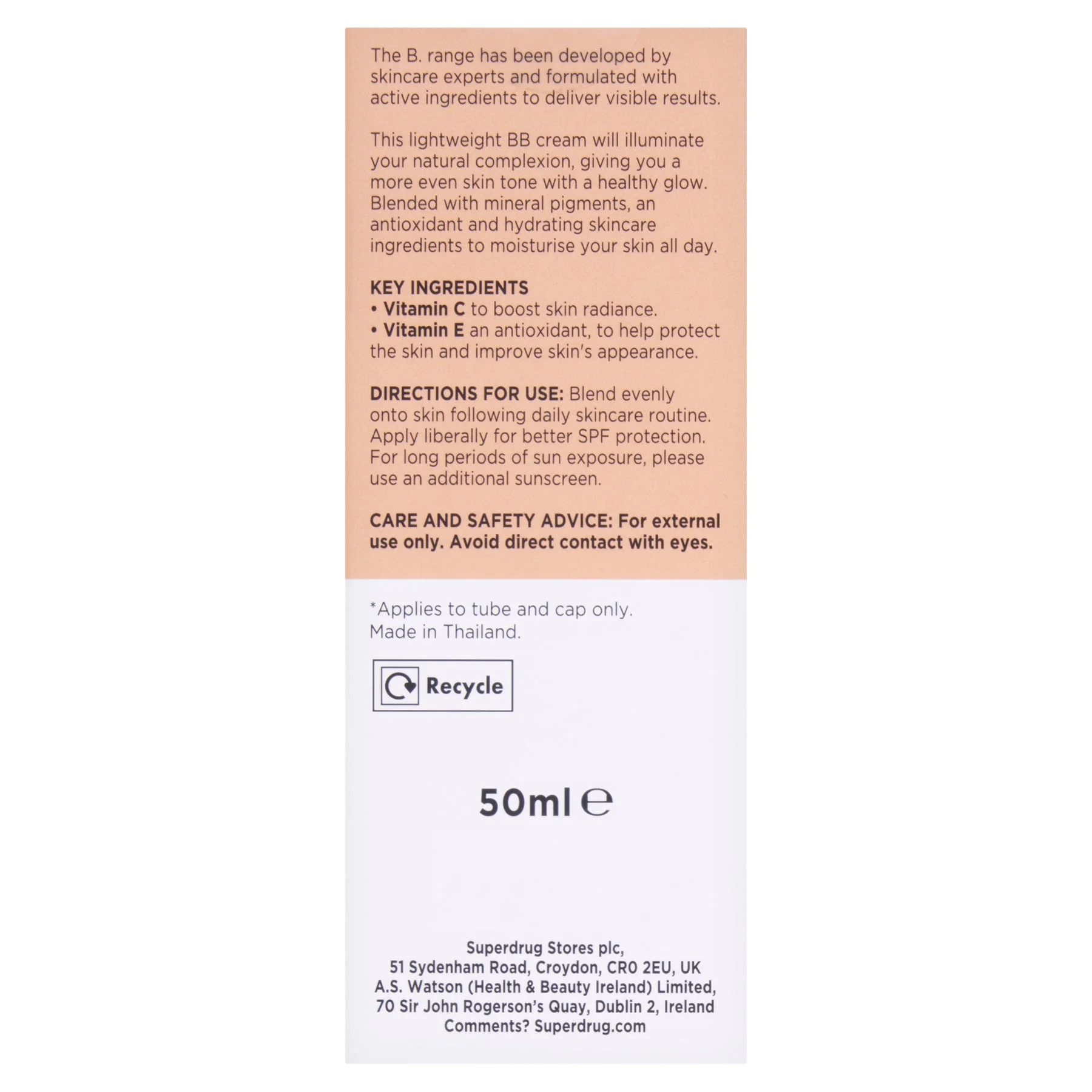 Superdrug B Bb Cream Med - Image 2