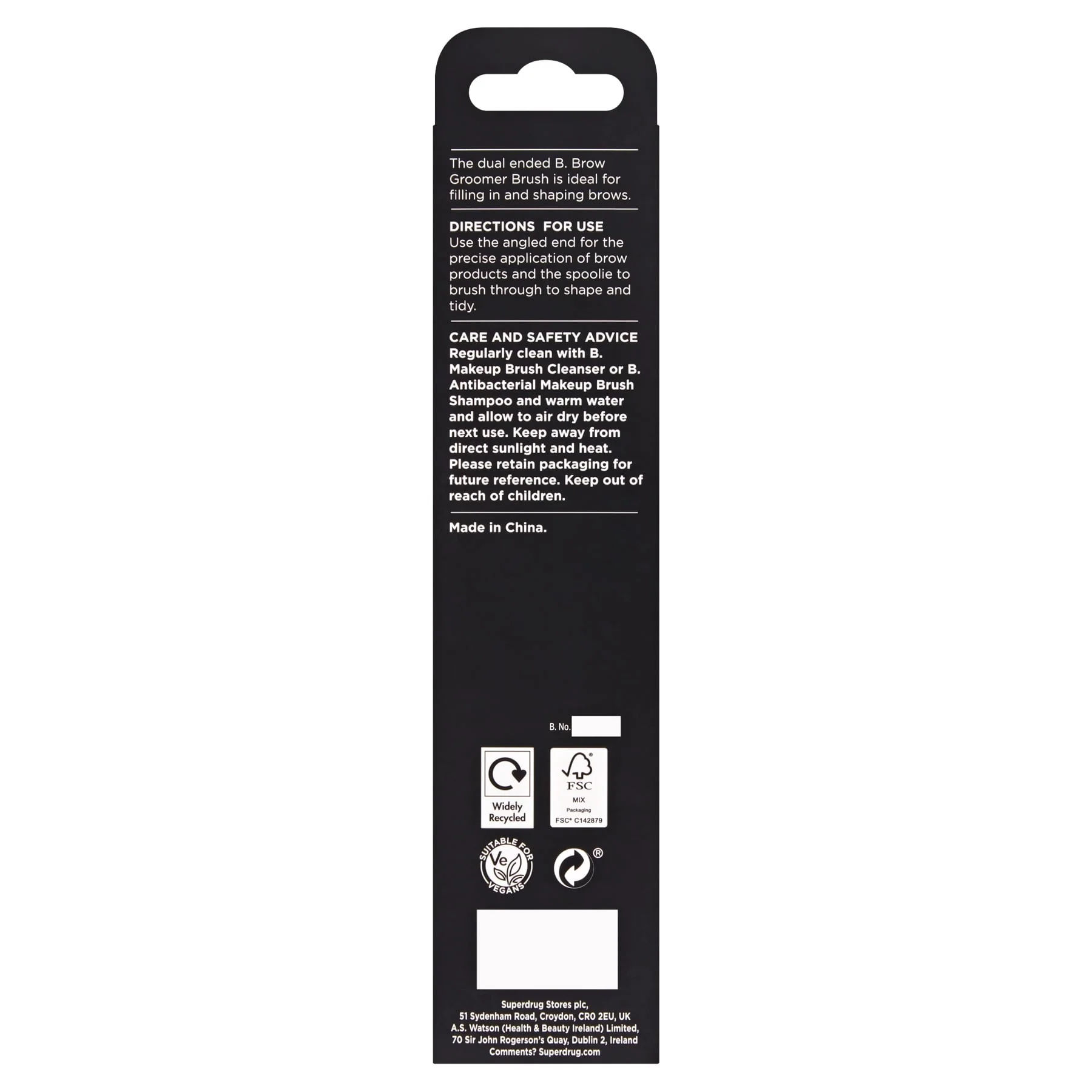 Superdrug B. Brow Groomer - Image 3