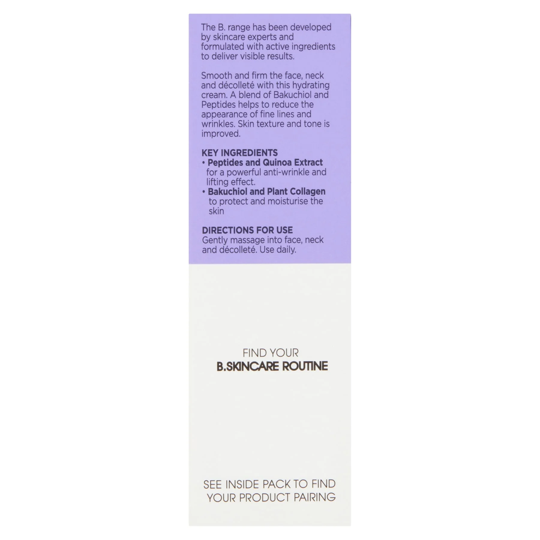 Superdrug B. Firming Face and Neck Cream - Image 3