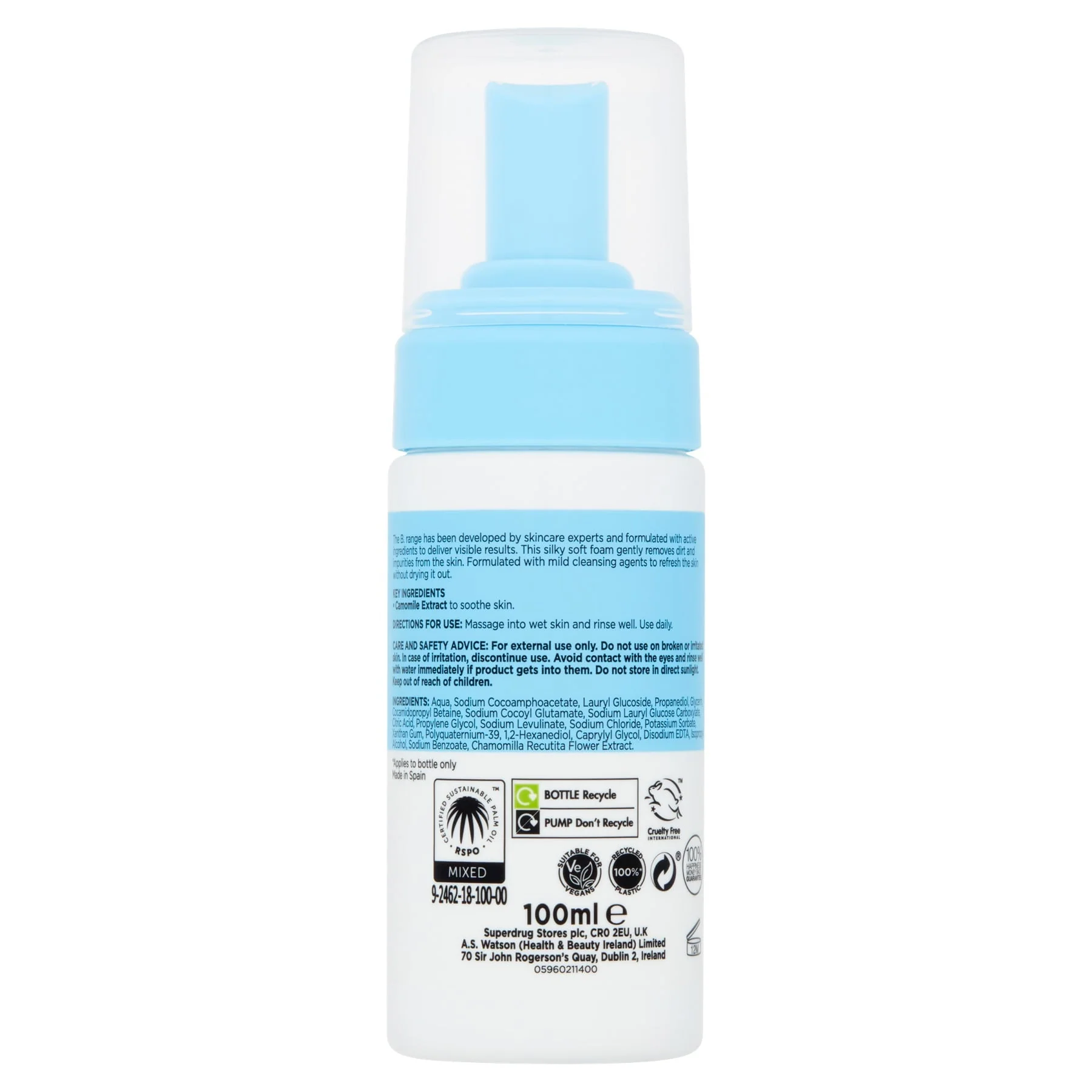 Superdrug B. Instant Foaming Cleanser - Image 2